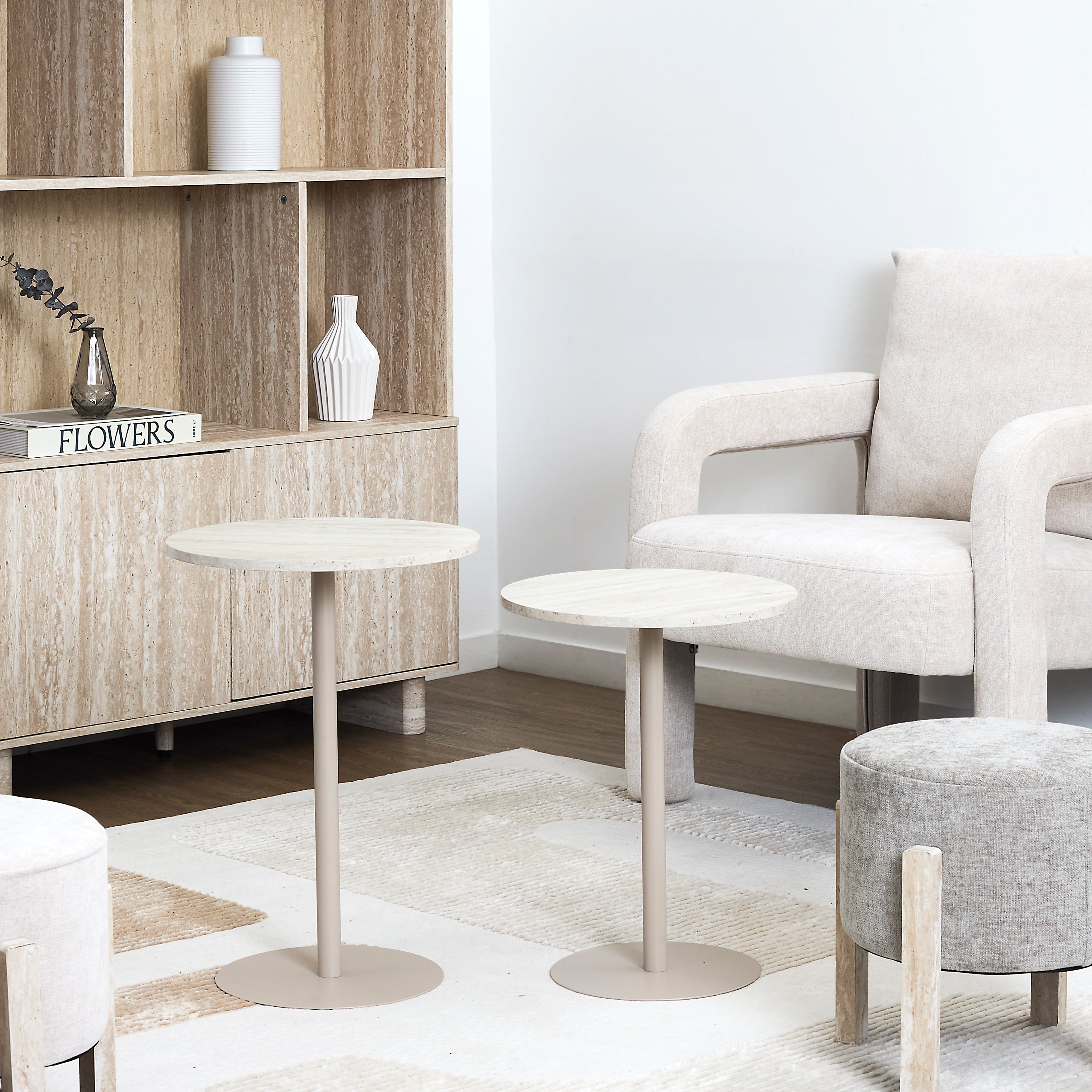 TABLE GIGOGNE X2 ROND TERRA NOVA