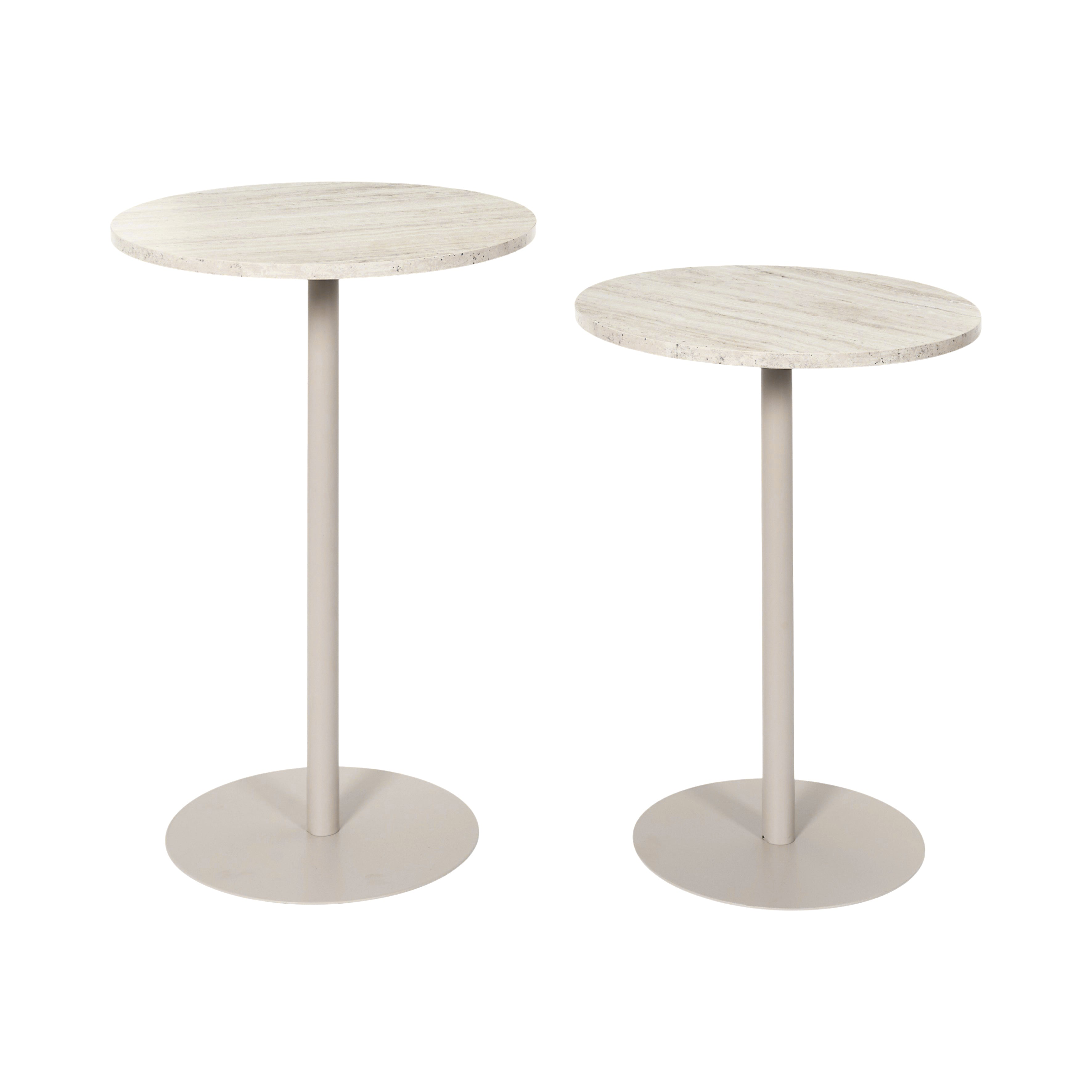 TABLE GIGOGNE X2 ROND TERRA NOVA