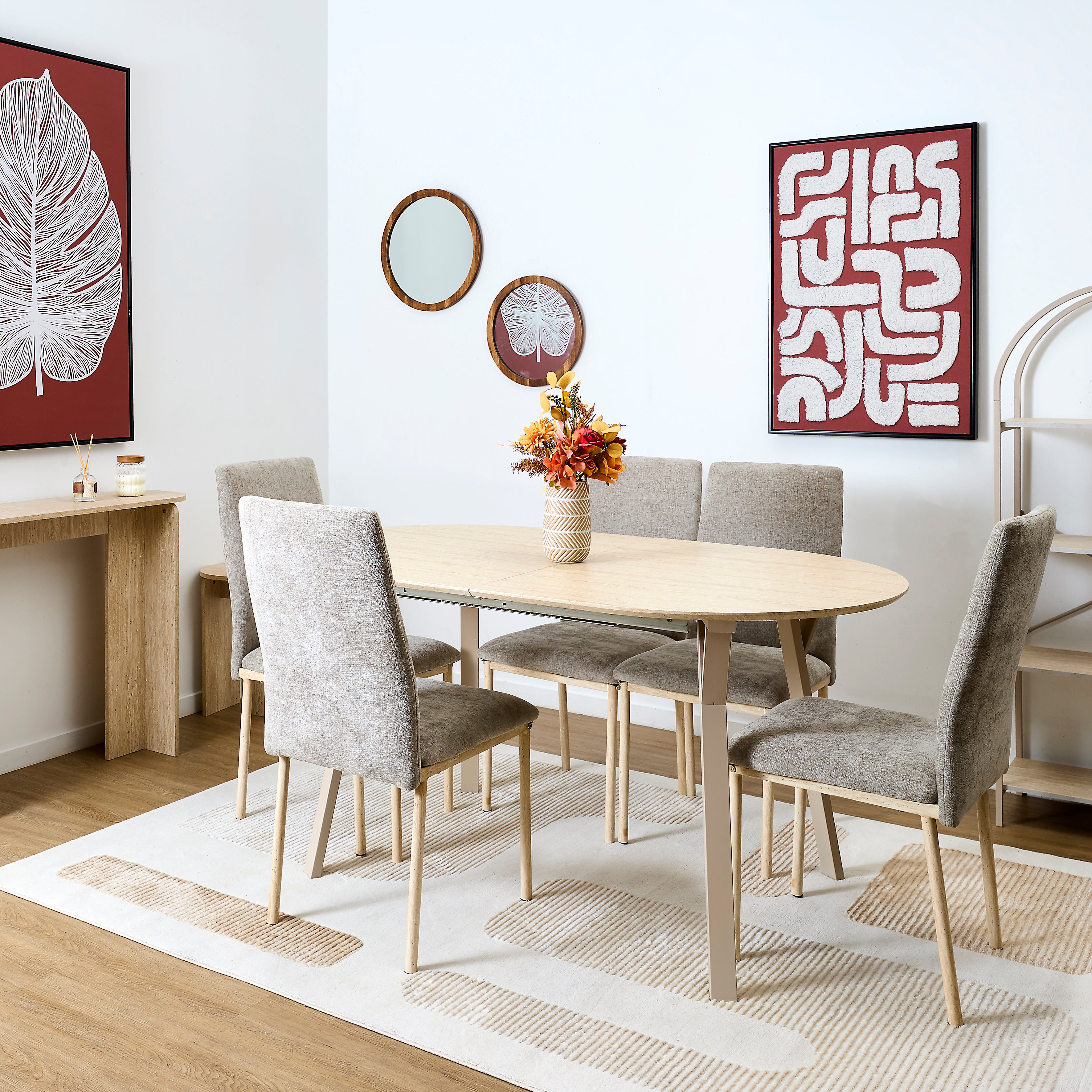 TABLE EXTENSIBLE 6 A 8 PERS TERRA NOVA