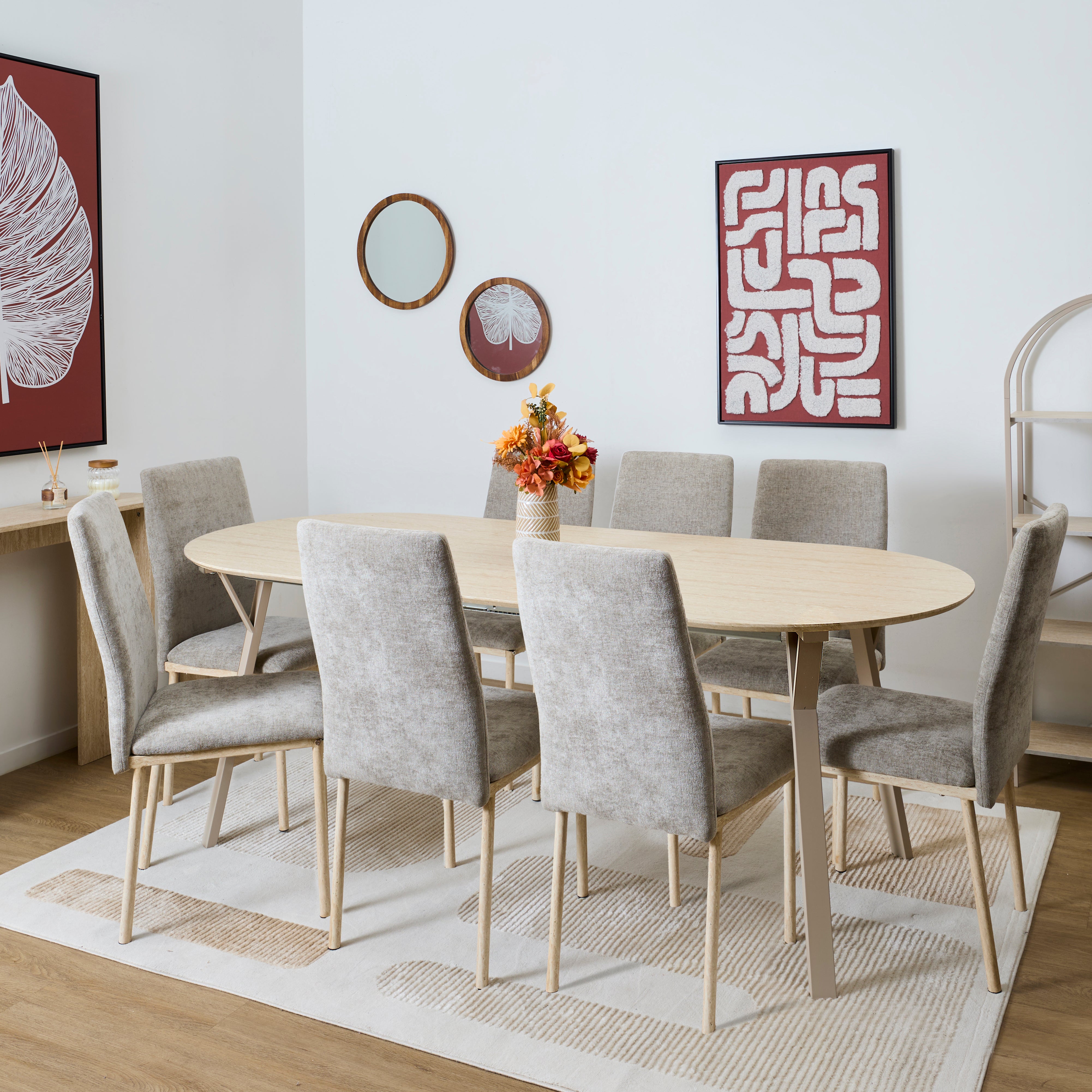TABLE EXTENSIBLE 6 A 8 PERS TERRA NOVA