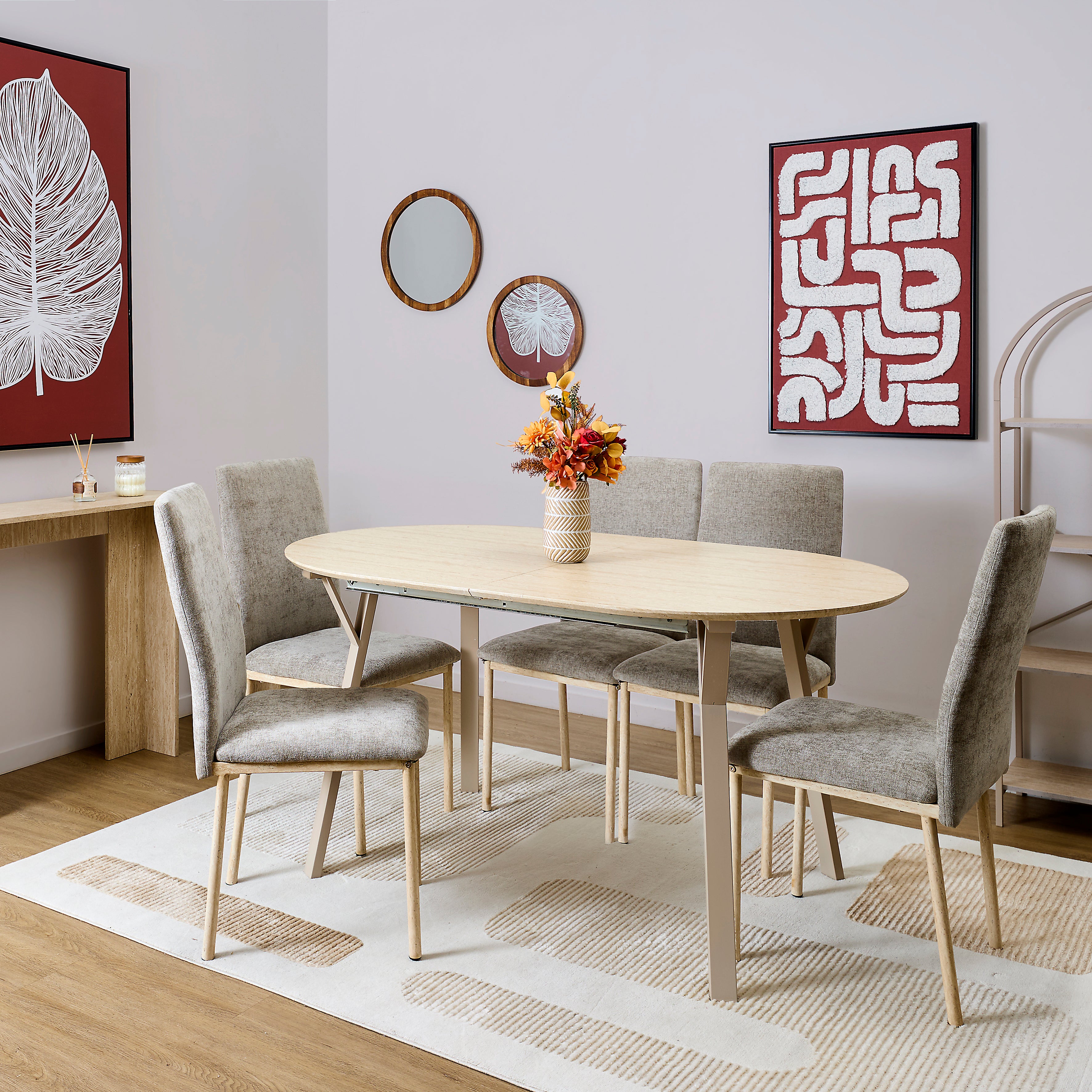 TABLE EXTENSIBLE 6 A 8 PERS TERRA NOVA
