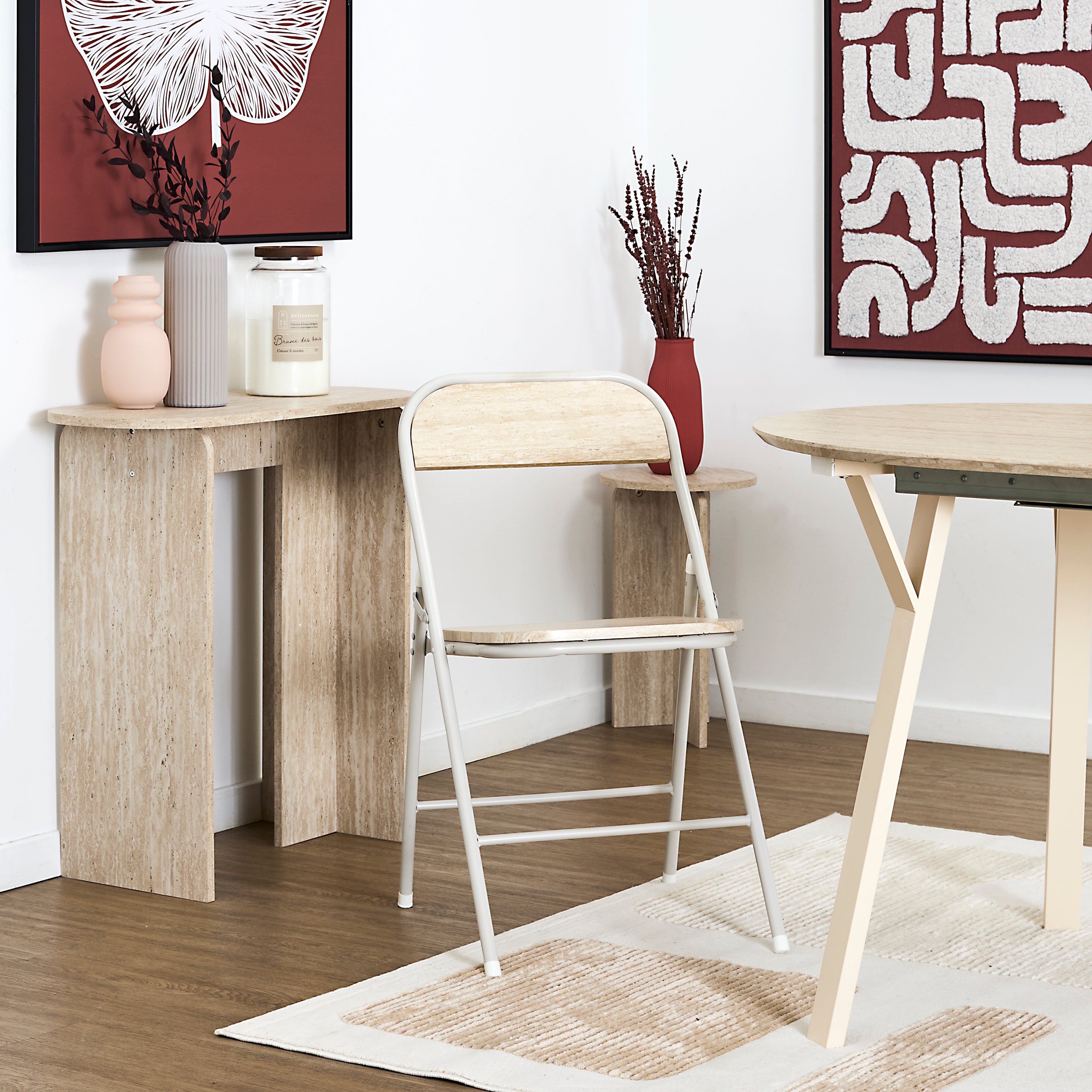 CHAISE PLIANTE TERRA NOVA - LOT DE 4