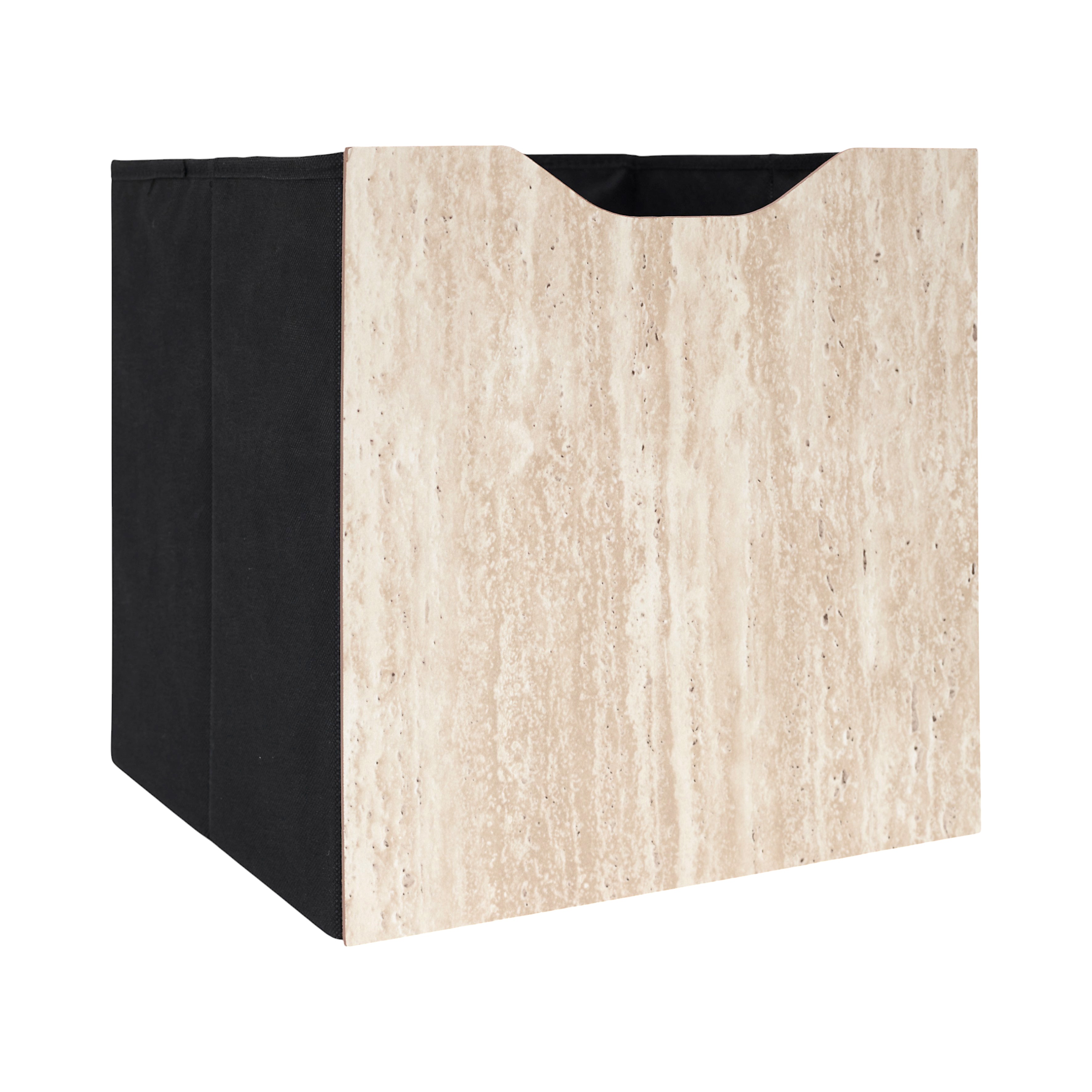 CUBE DE RANGEMENT PLIABLE PIETRA 30X30CM