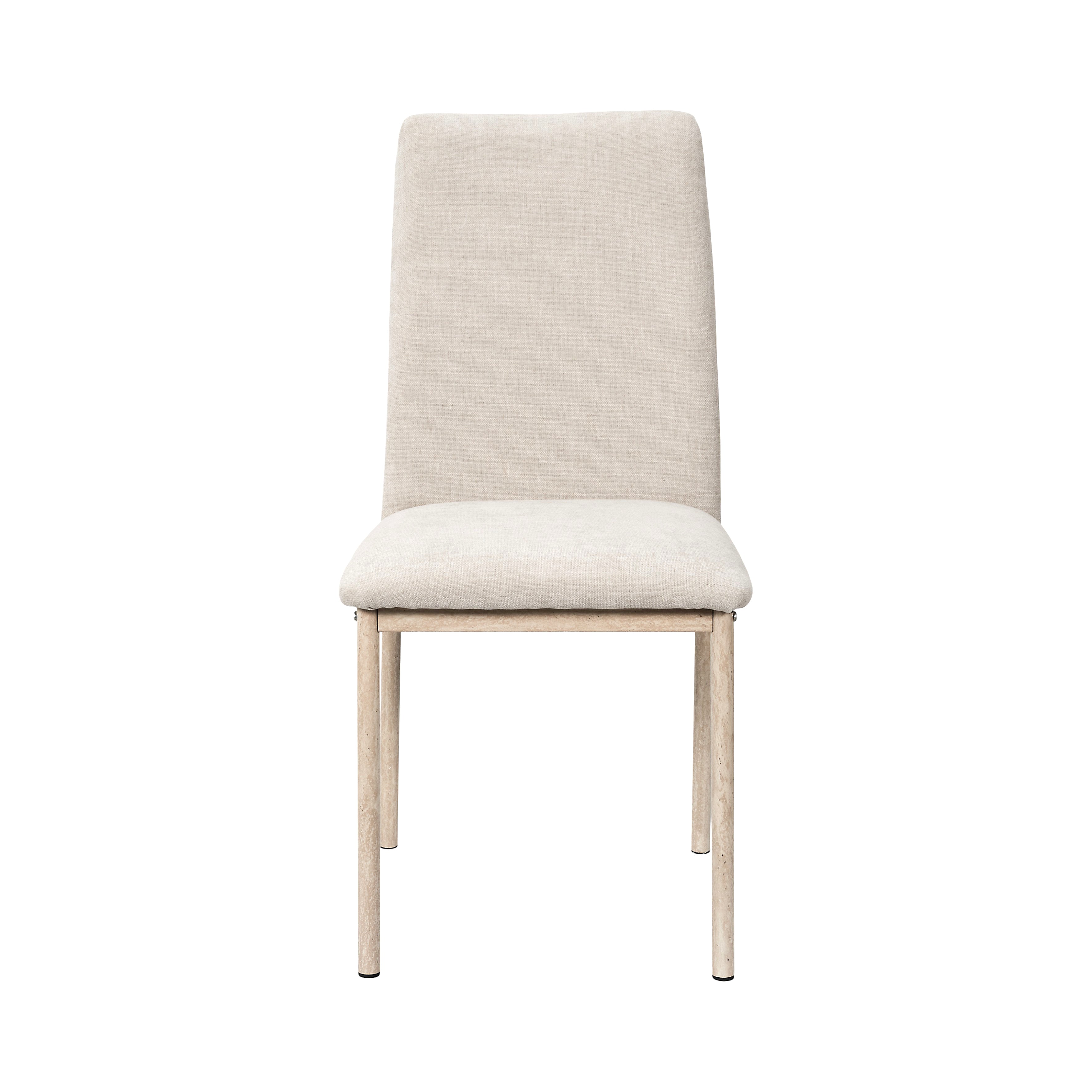 CHAISE EMILIA BEIGE - LOT DE 2