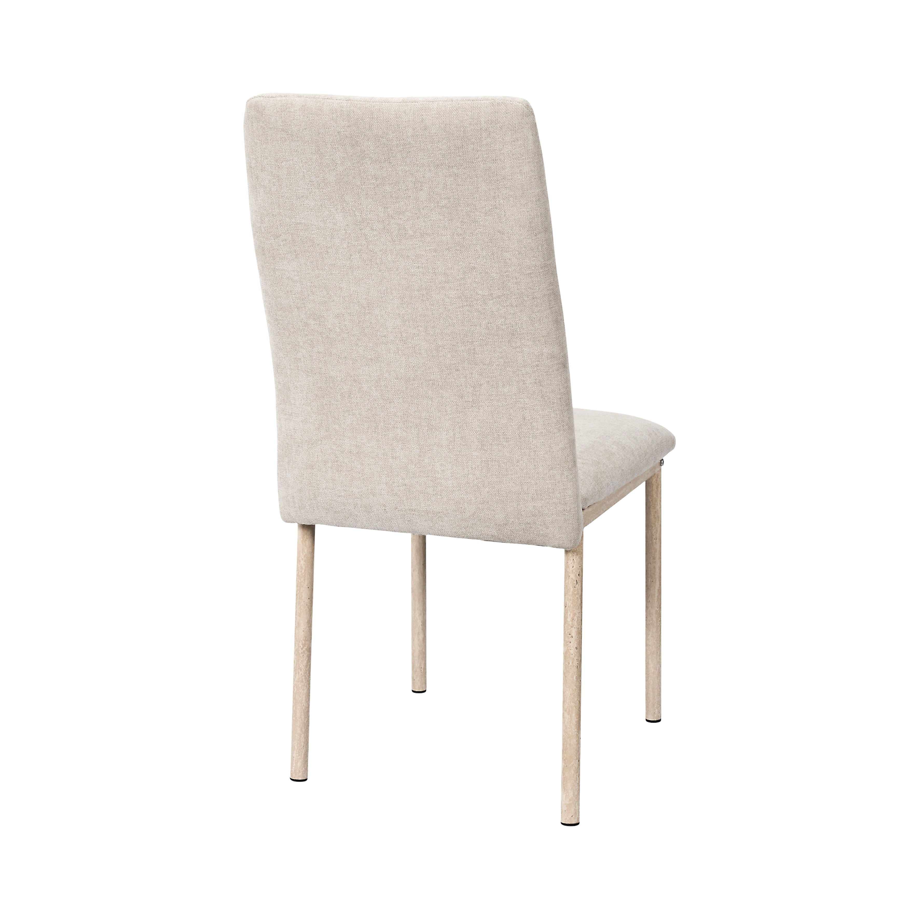 CHAISE EMILIA BEIGE - LOT DE 2