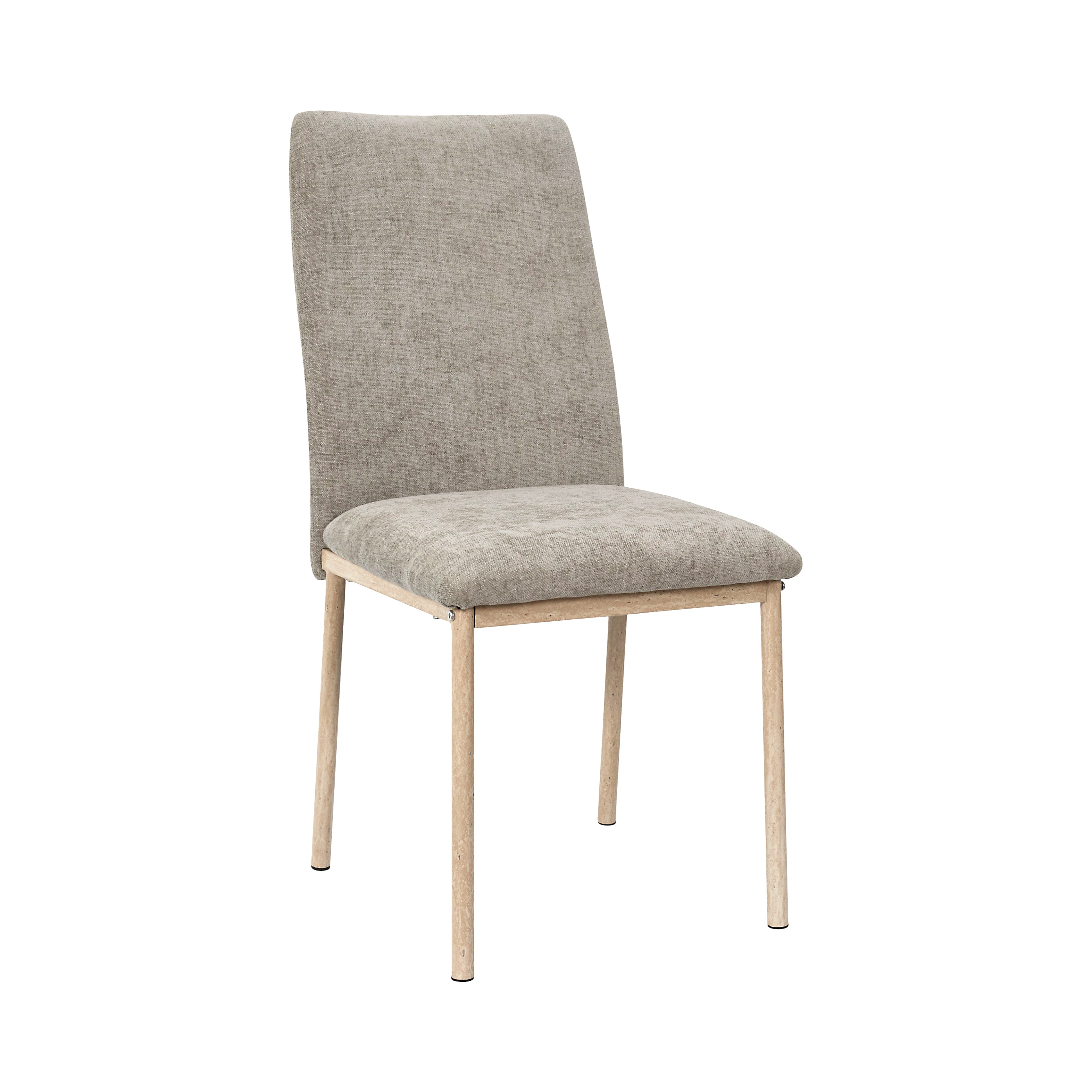 CHAISE EMILIA TAUPE - LOT DE 2