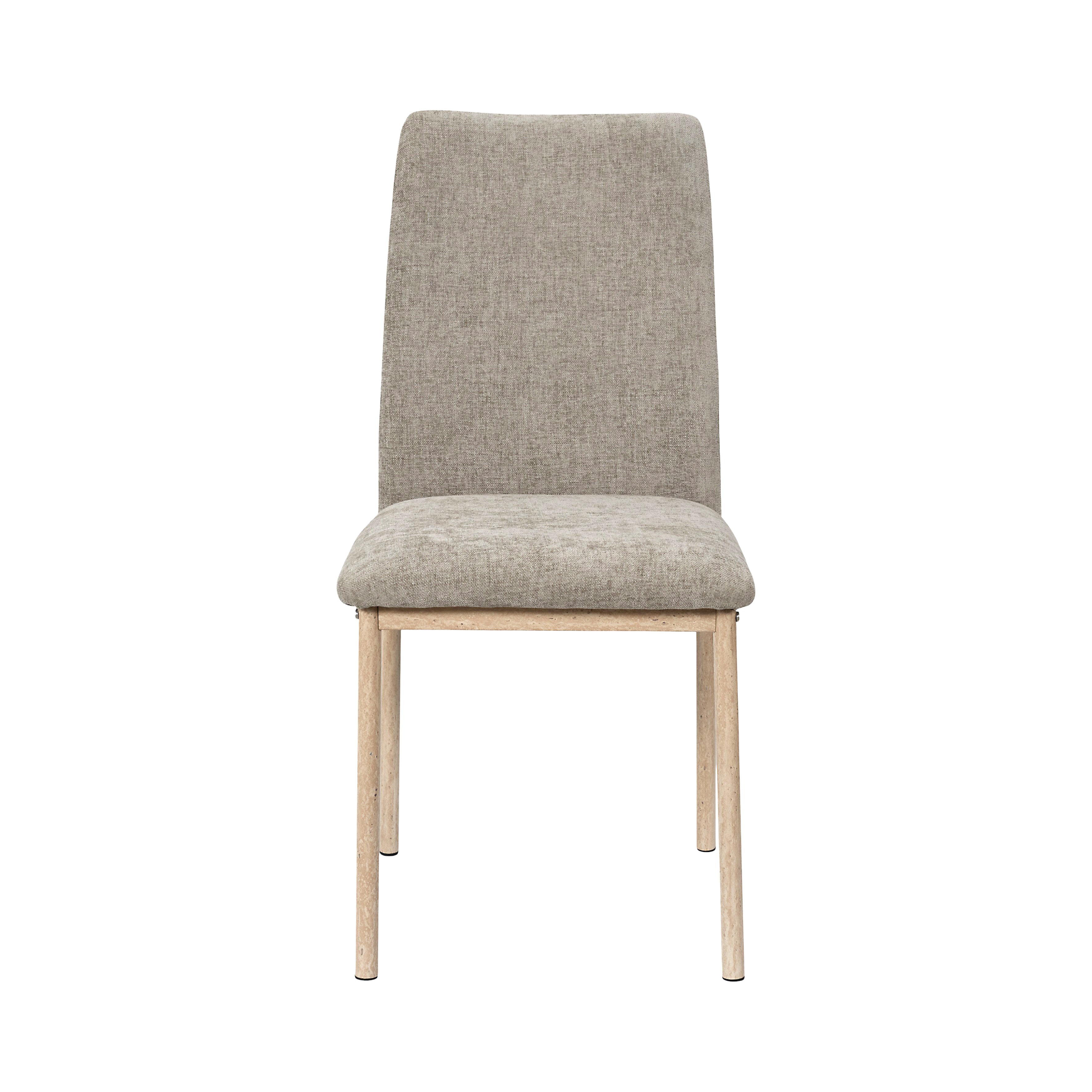 CHAISE EMILIA TAUPE - LOT DE 2