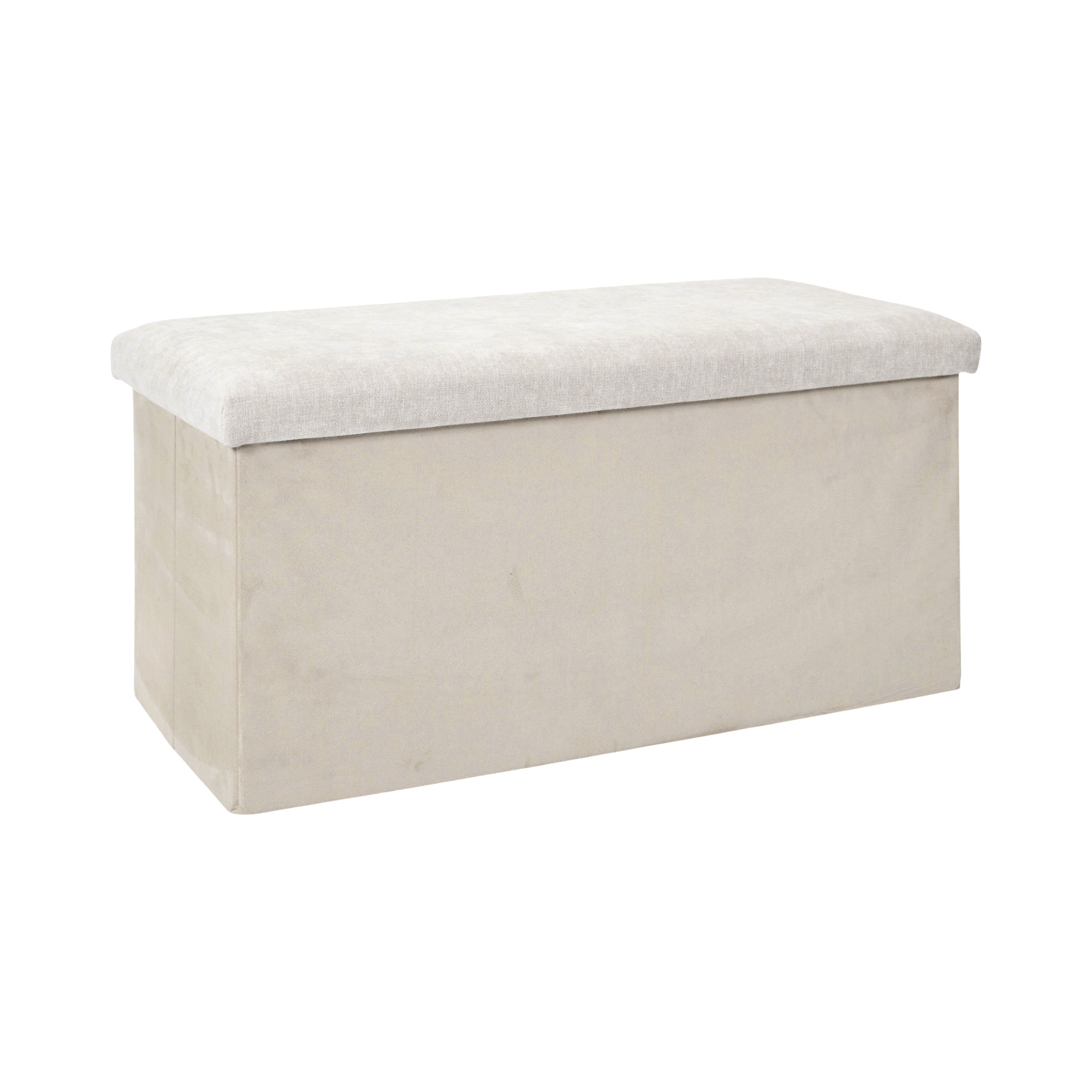 COFFRE BANC PLIABLE EMILIA BEIGE