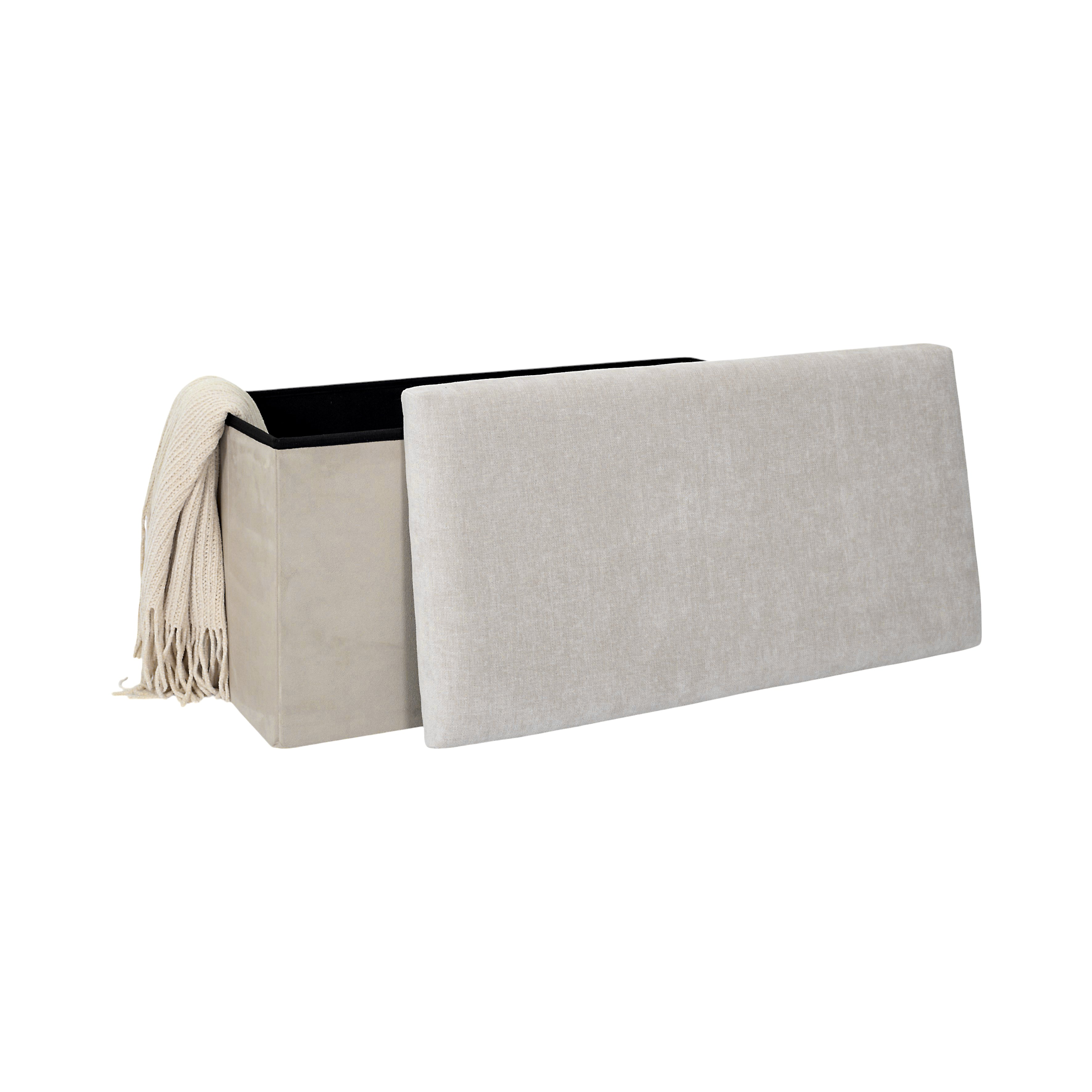 COFFRE BANC PLIABLE EMILIA BEIGE