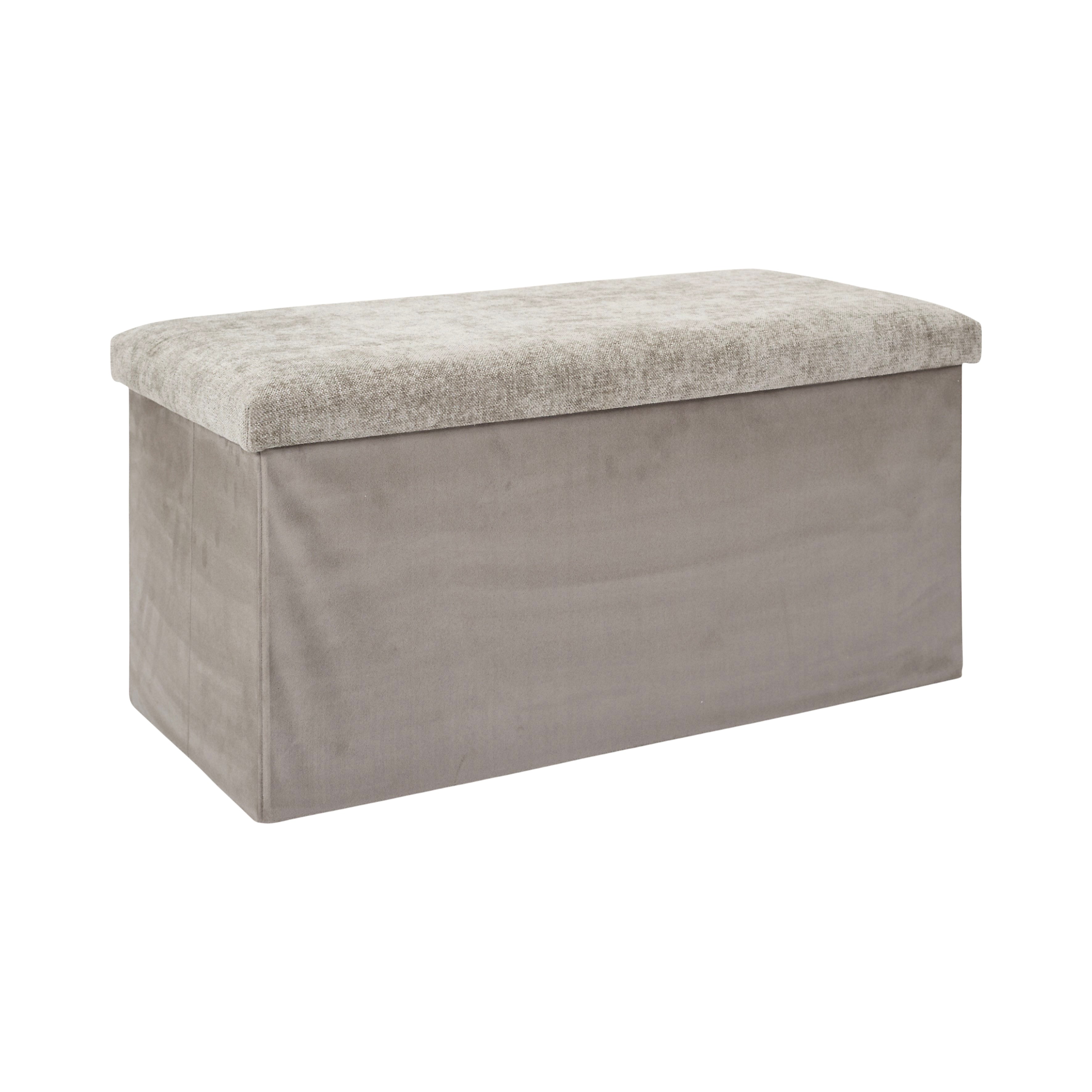 COFFRE BANC PLIABLE EMILIA TAUPE