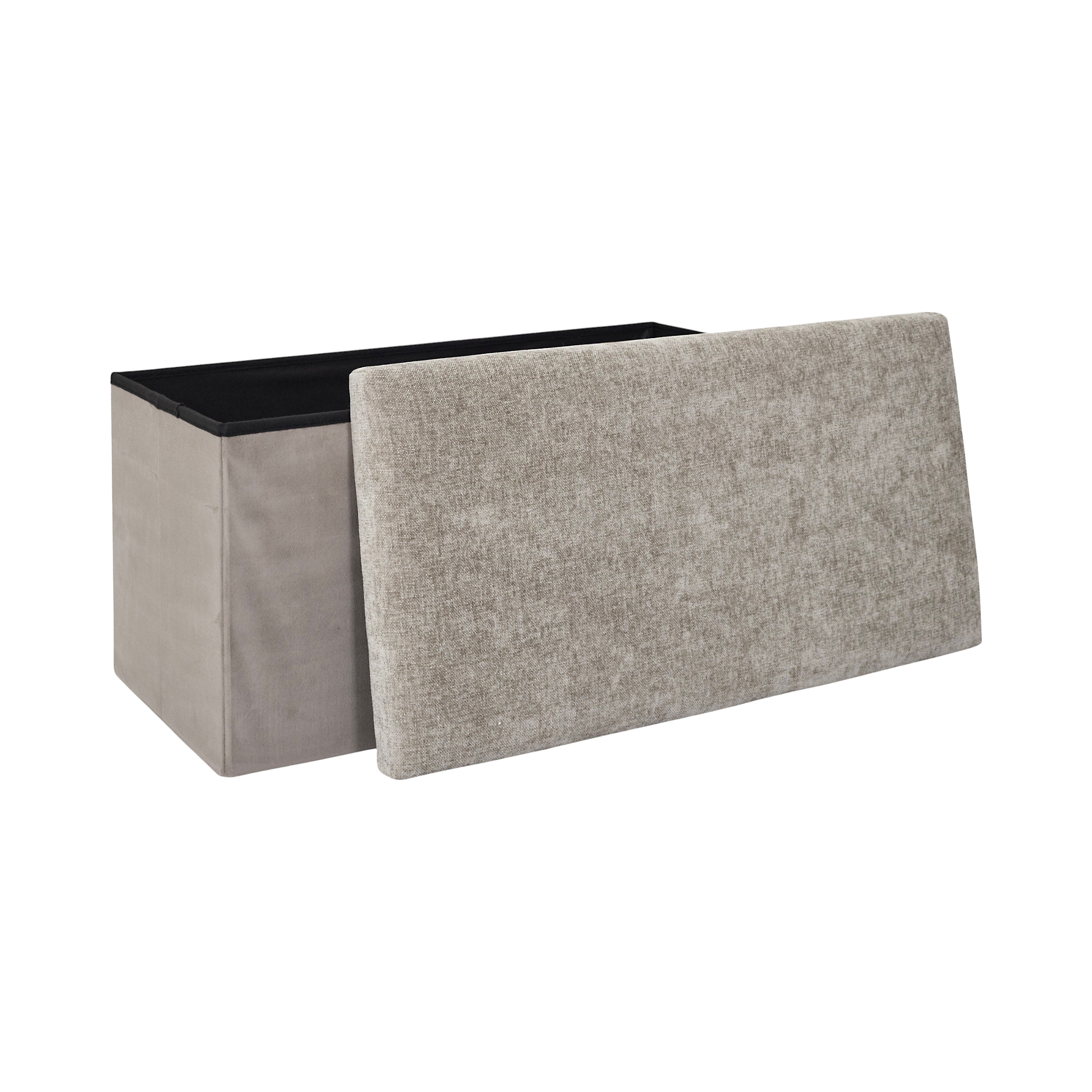 COFFRE BANC PLIABLE EMILIA TAUPE