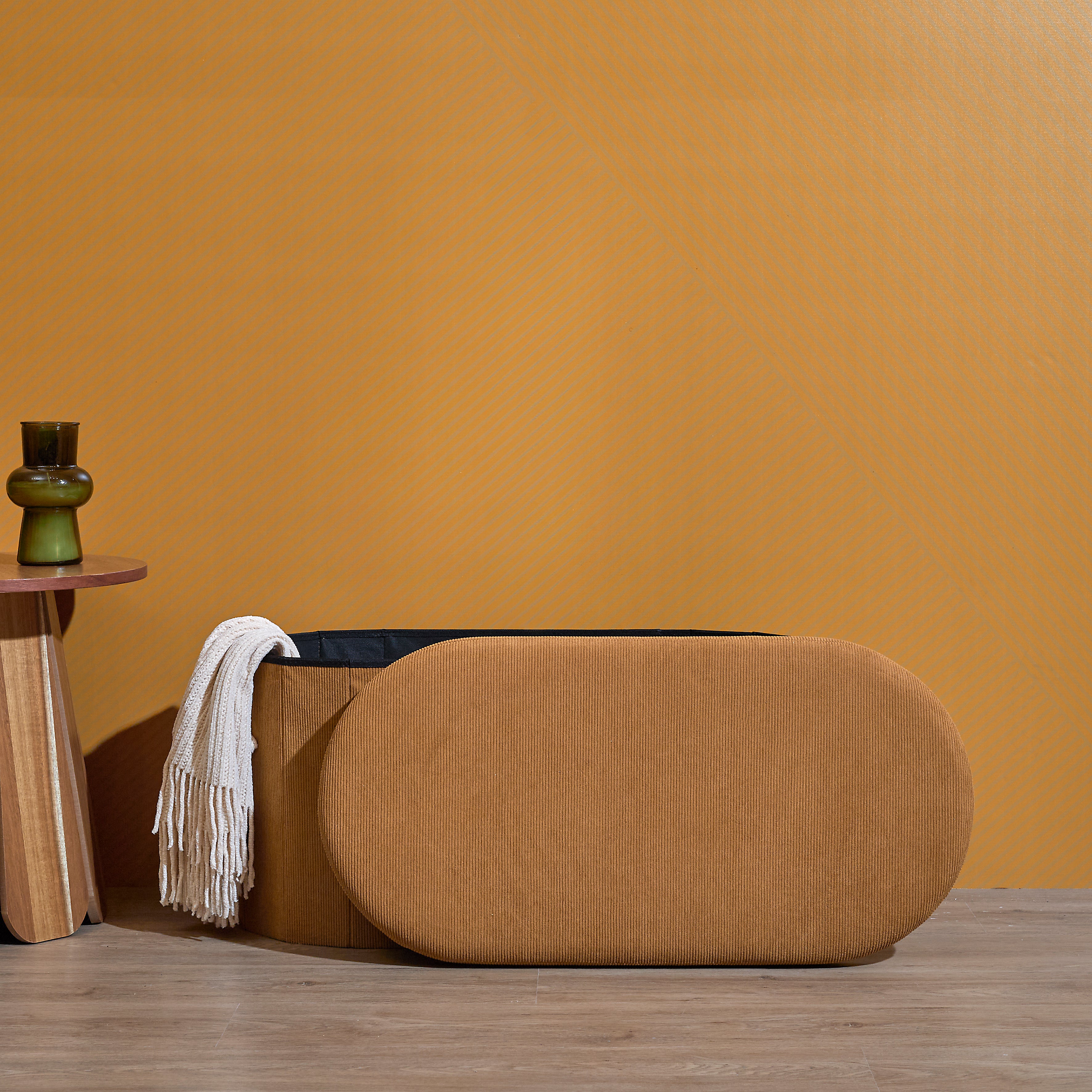 COFFRE BANC PLIABLE COTELE JULES JAUNE