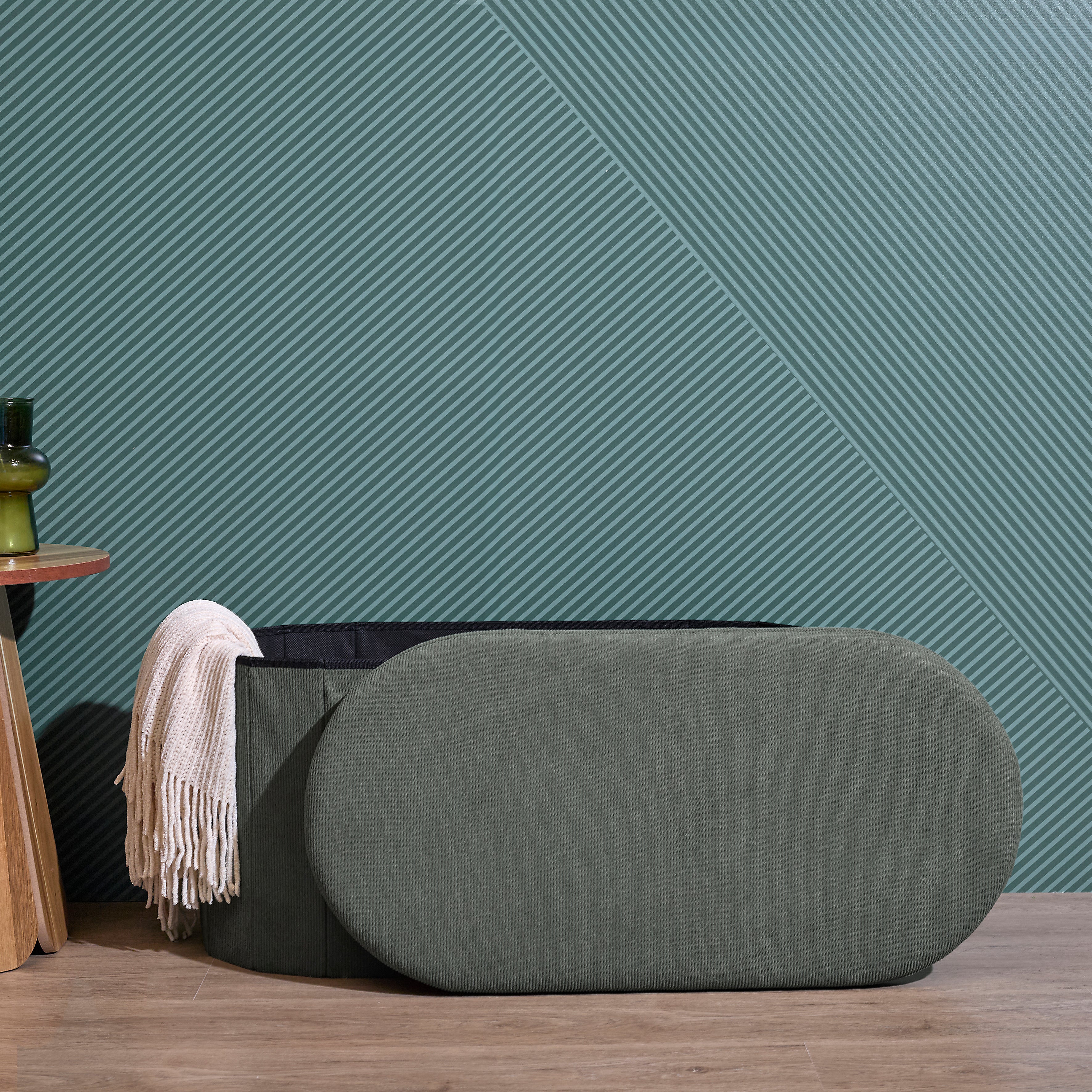 COFFRE BANC PLIABLE COTELE JULES VERT