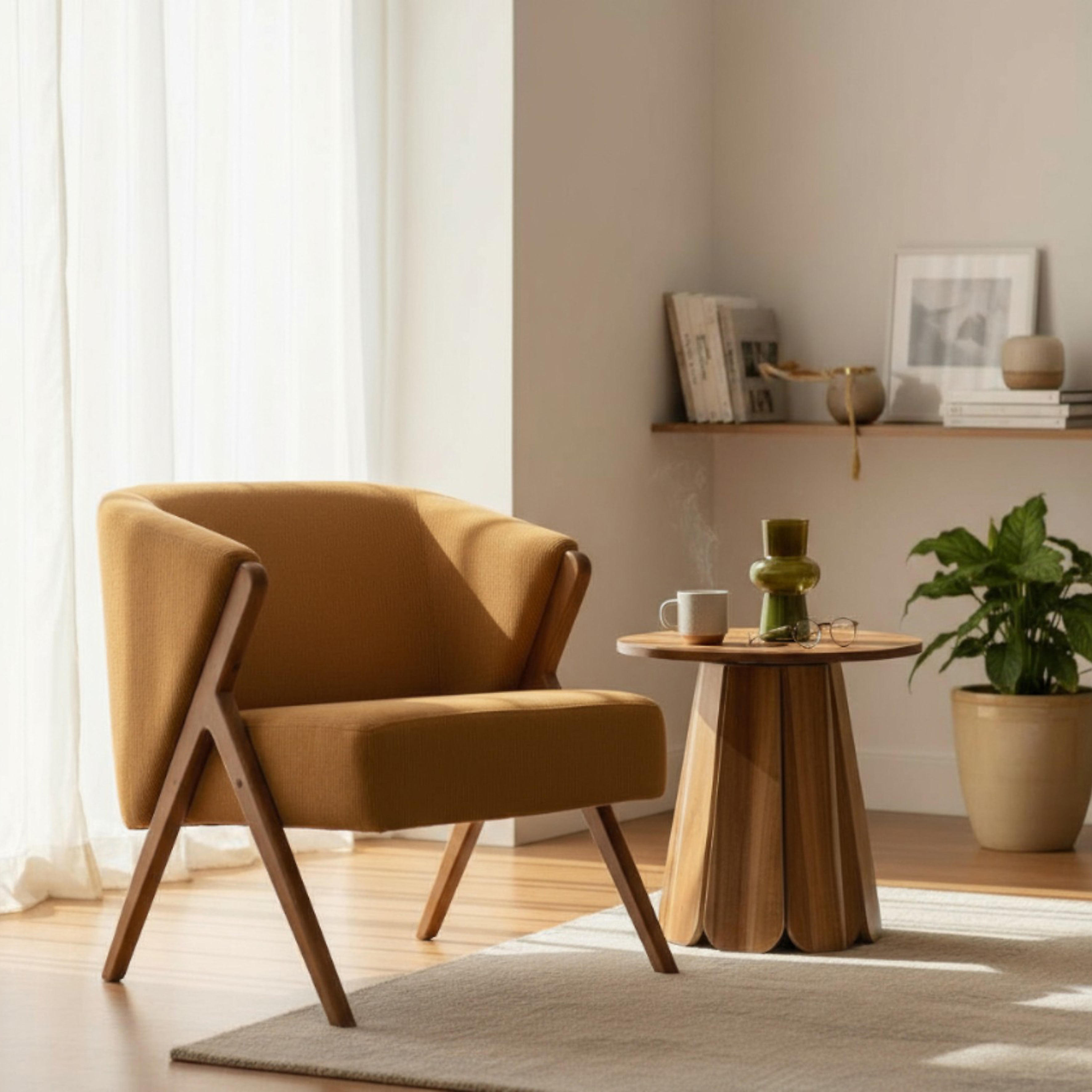 FAUTEUIL SALON COTELE JULES JAUNE
