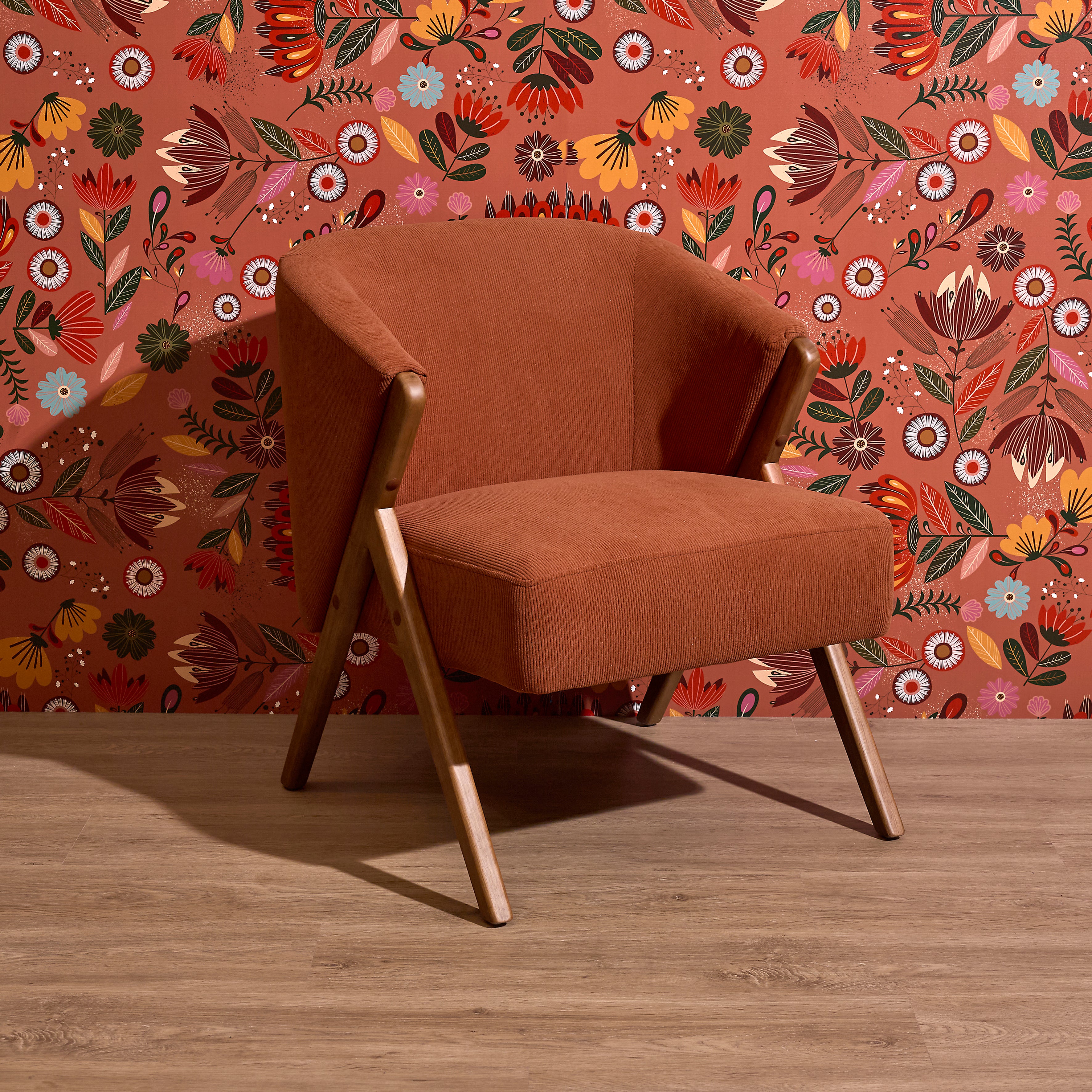 FAUTEUIL SALON COTELE JULES TERRACOTTA