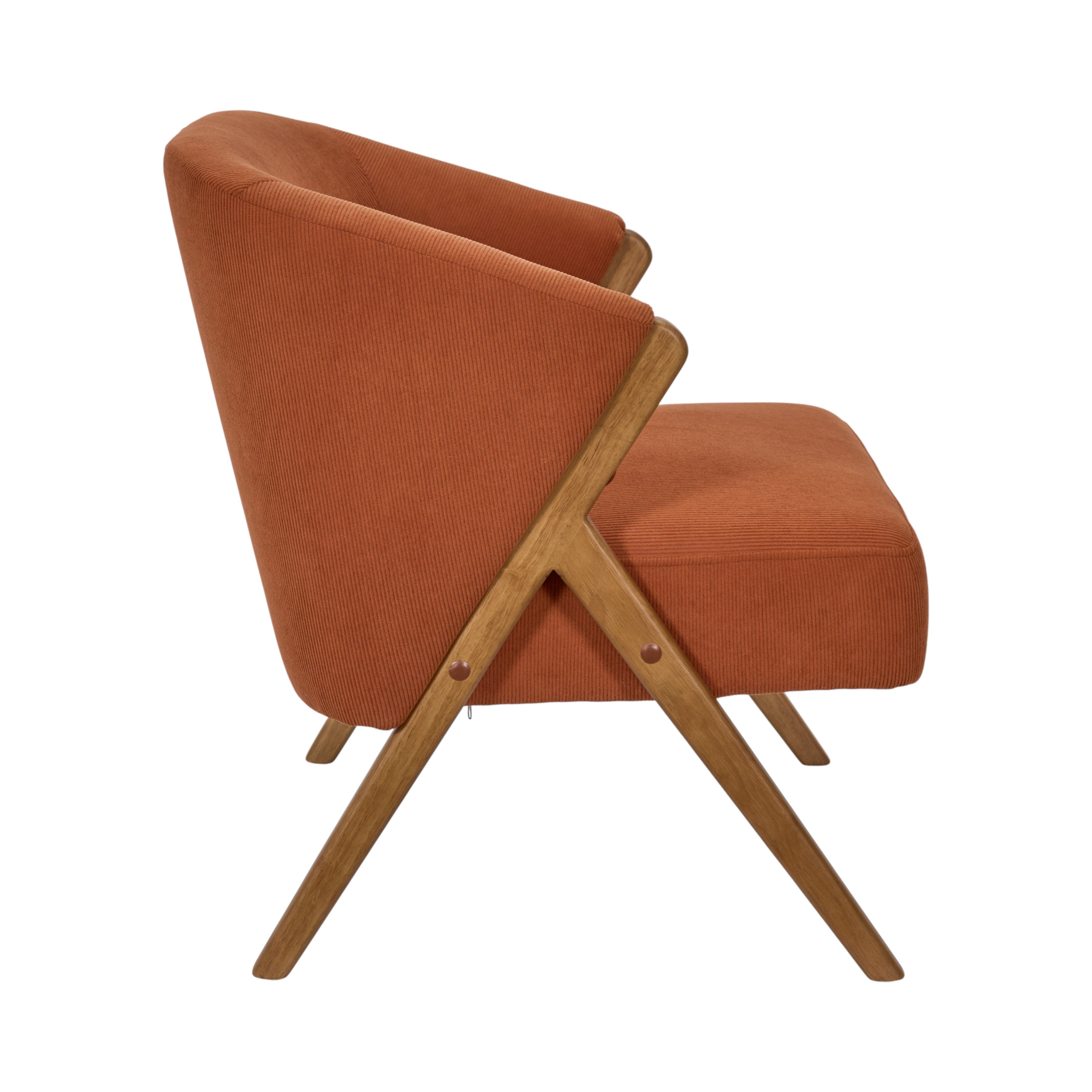 FAUTEUIL SALON COTELE JULES TERRACOTTA