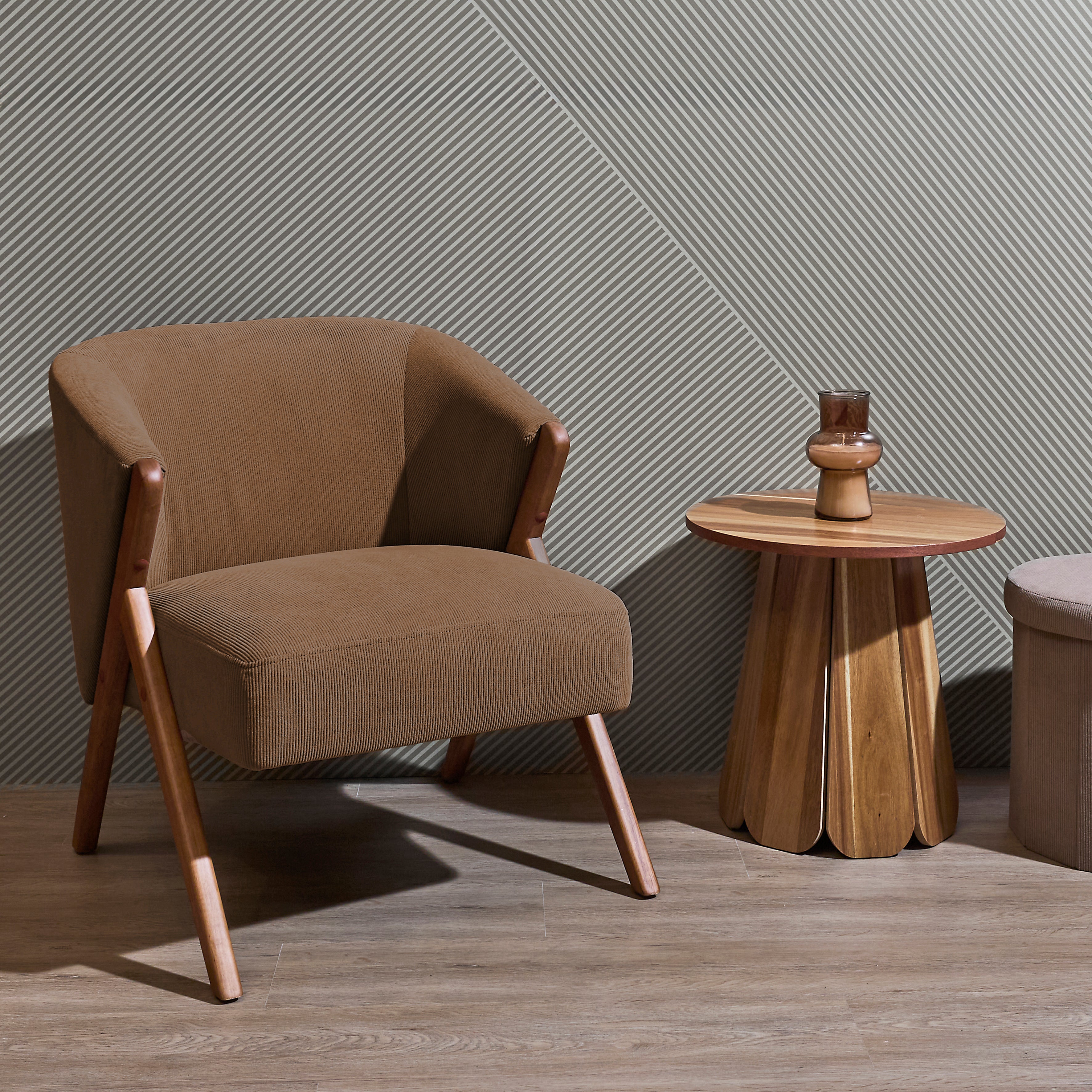 FAUTEUIL SALON COTELE JULES TAUPE