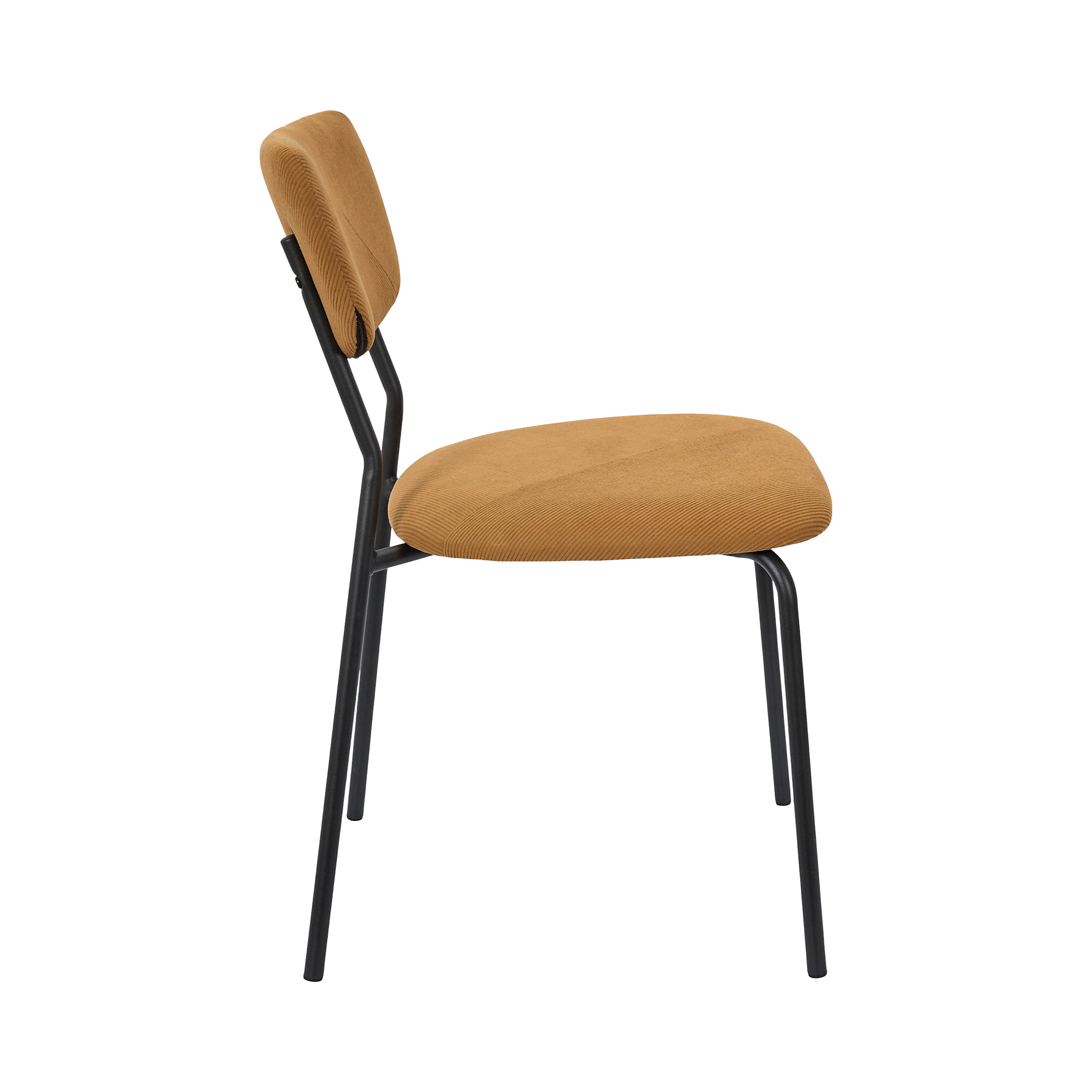 CHAISE COTELE JULES JAUNE - LOT DE 4