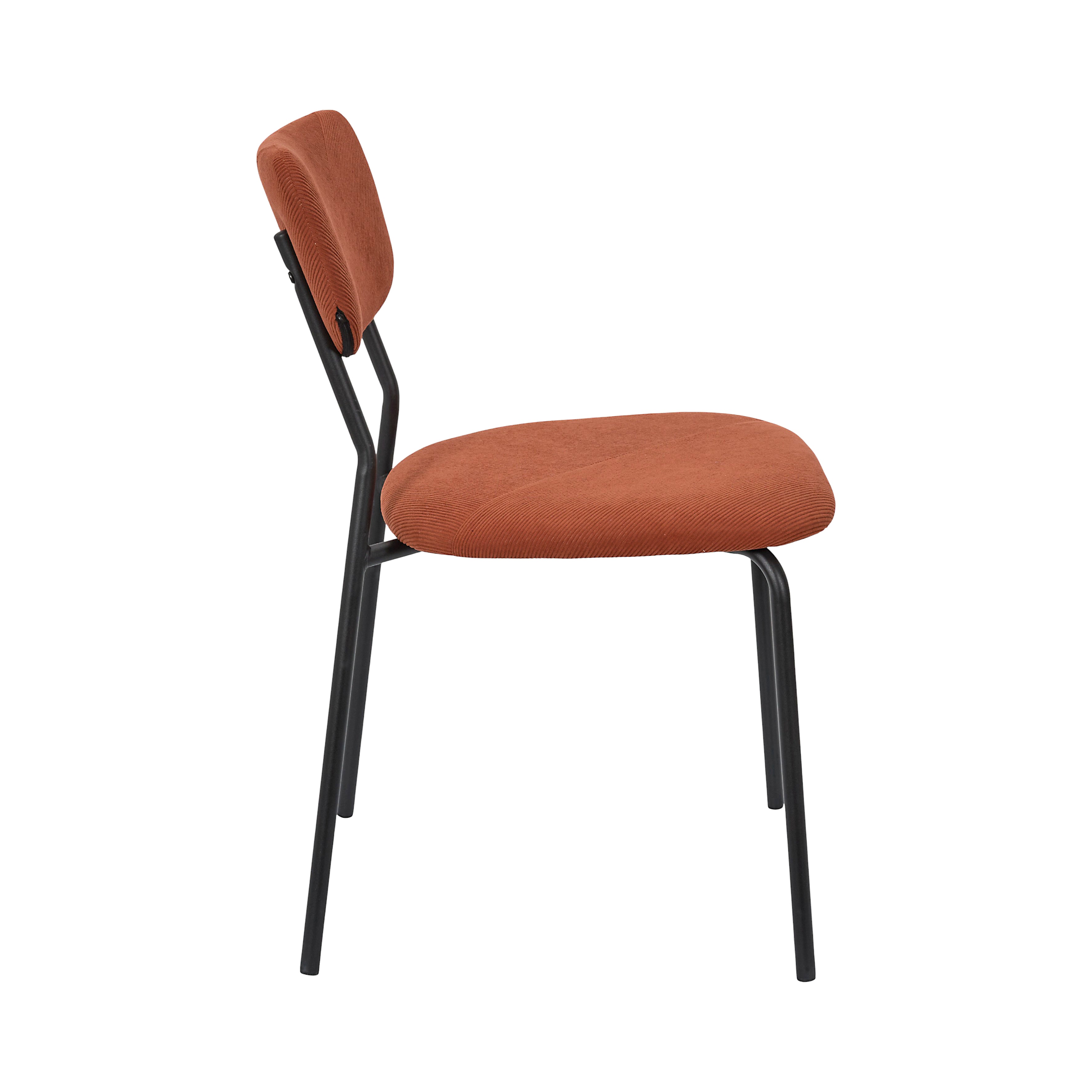 CHAISE COTELE JULES TERRACOTTA - LOT DE 4
