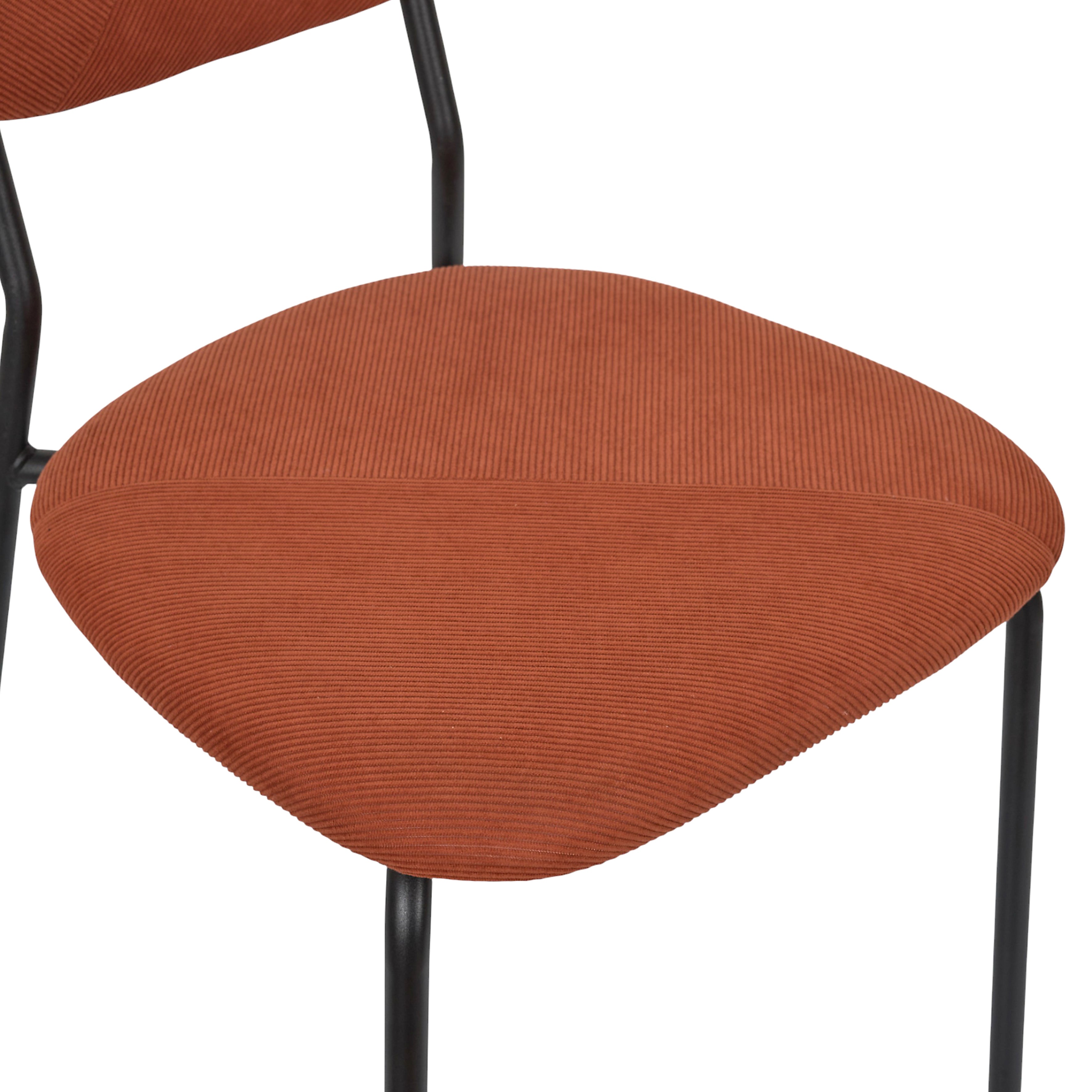 CHAISE COTELE JULES TERRACOTTA - LOT DE 4