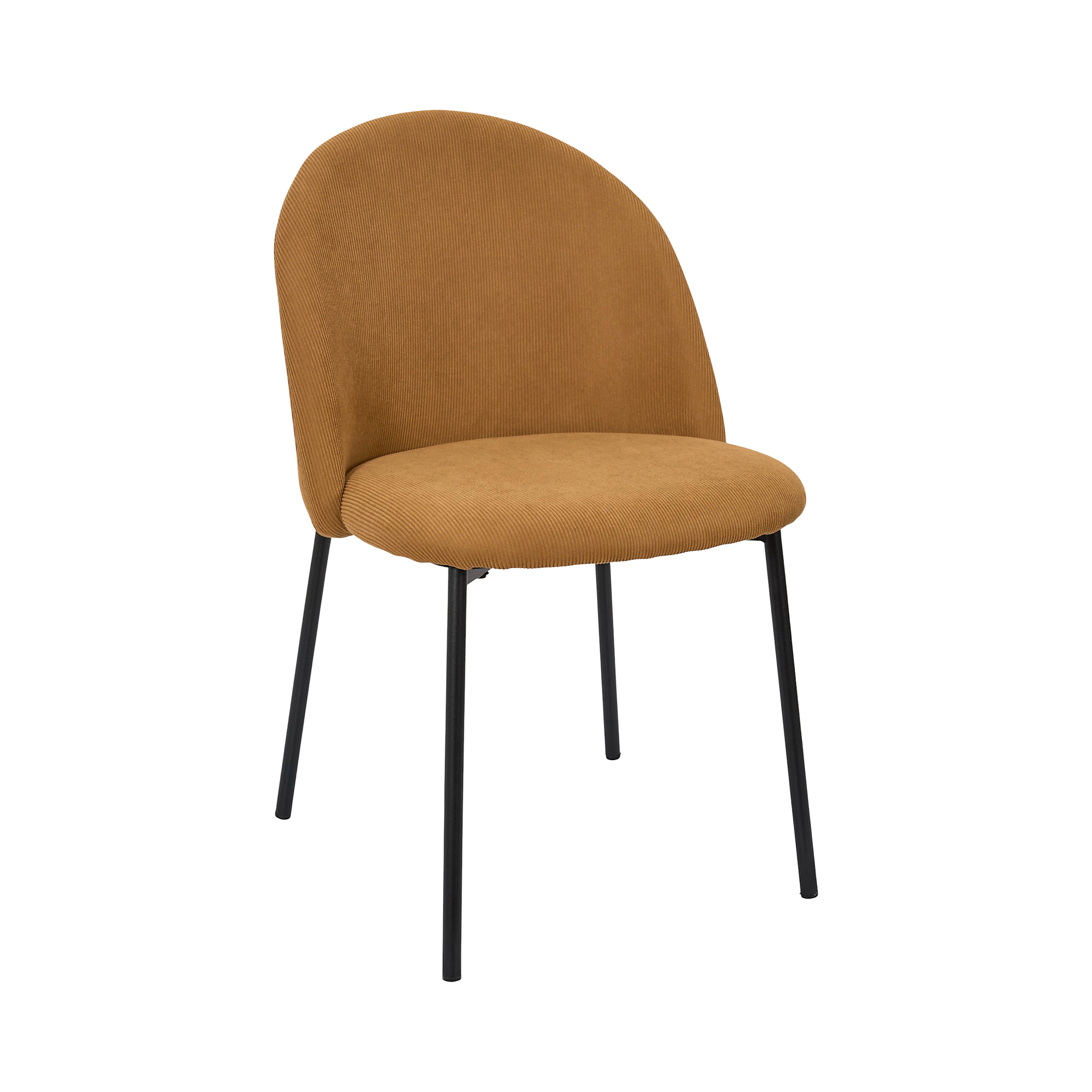 CHAISE COTELE DOSSIER ARCHE JULES JAUNE - LOT DE 4