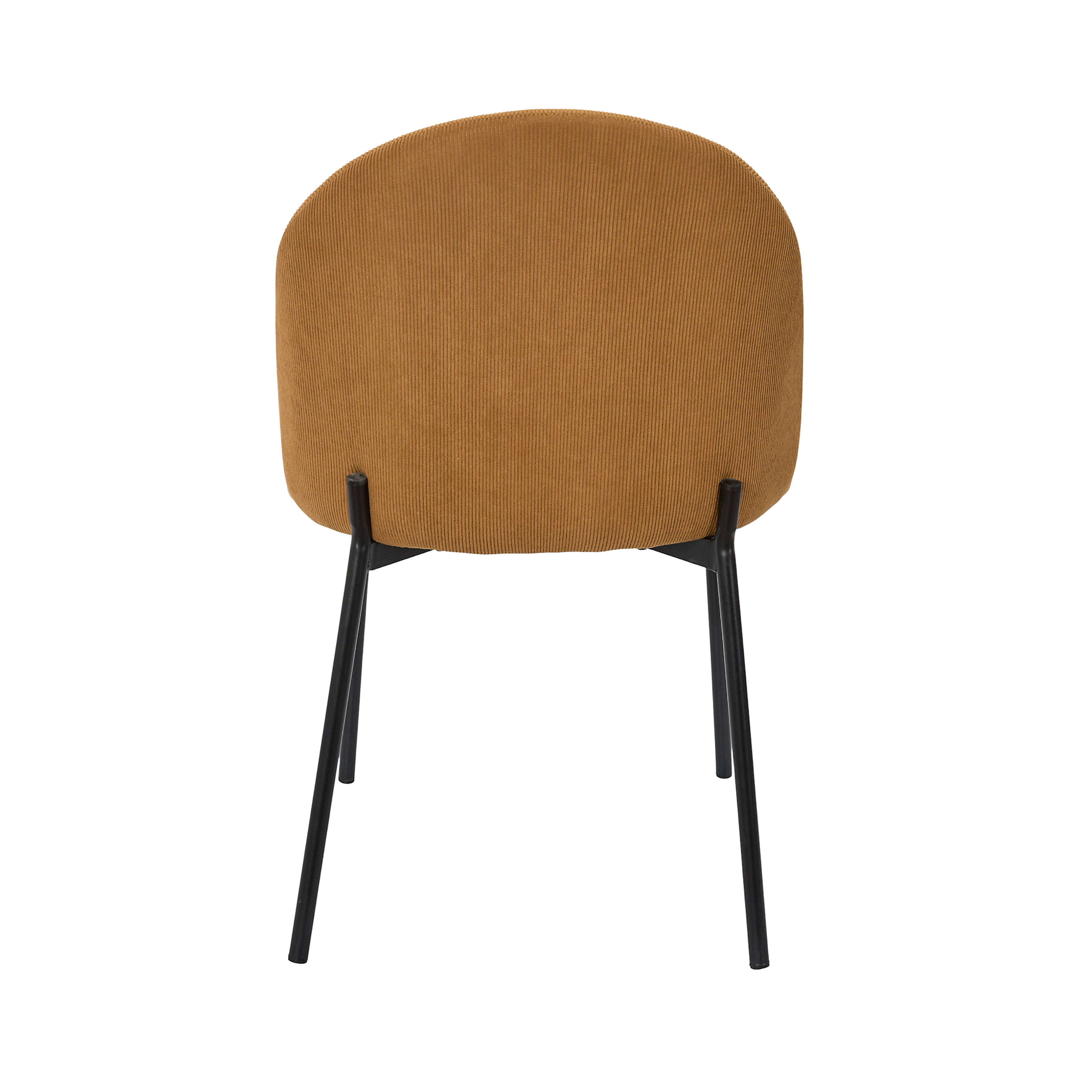 CHAISE COTELE DOSSIER ARCHE JULES JAUNE - LOT DE 4