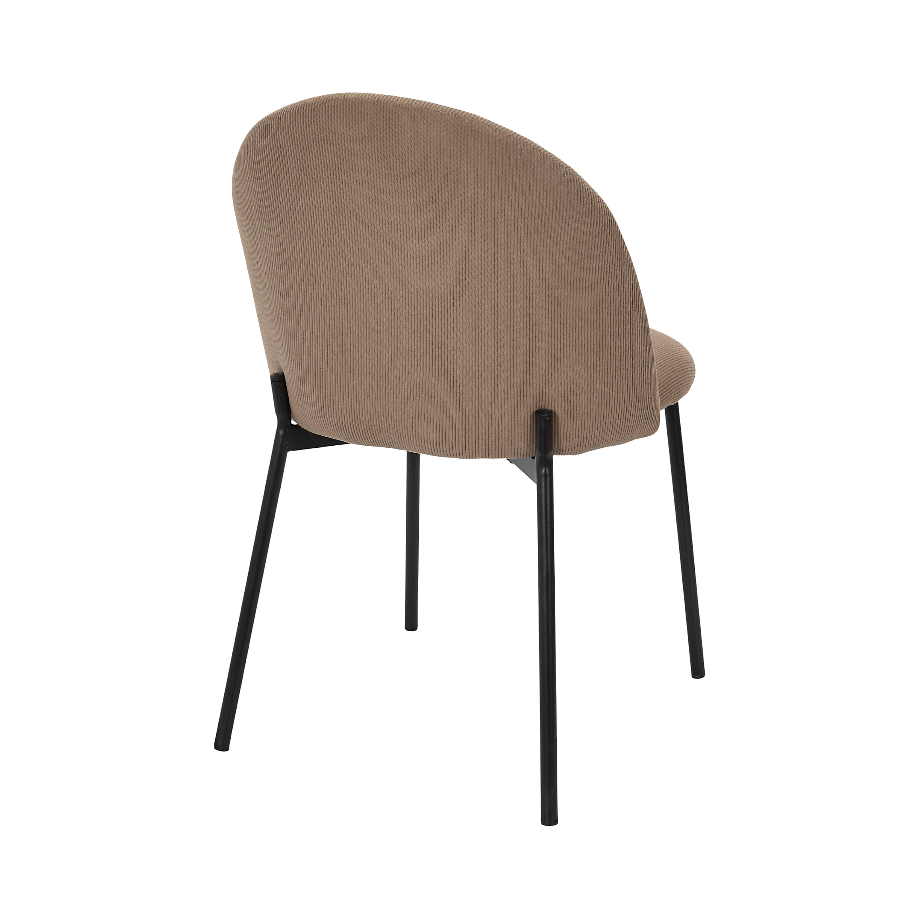 CHAISE COTELE DOSSIER ARCHE JULES TAUPE - LOT DE 4