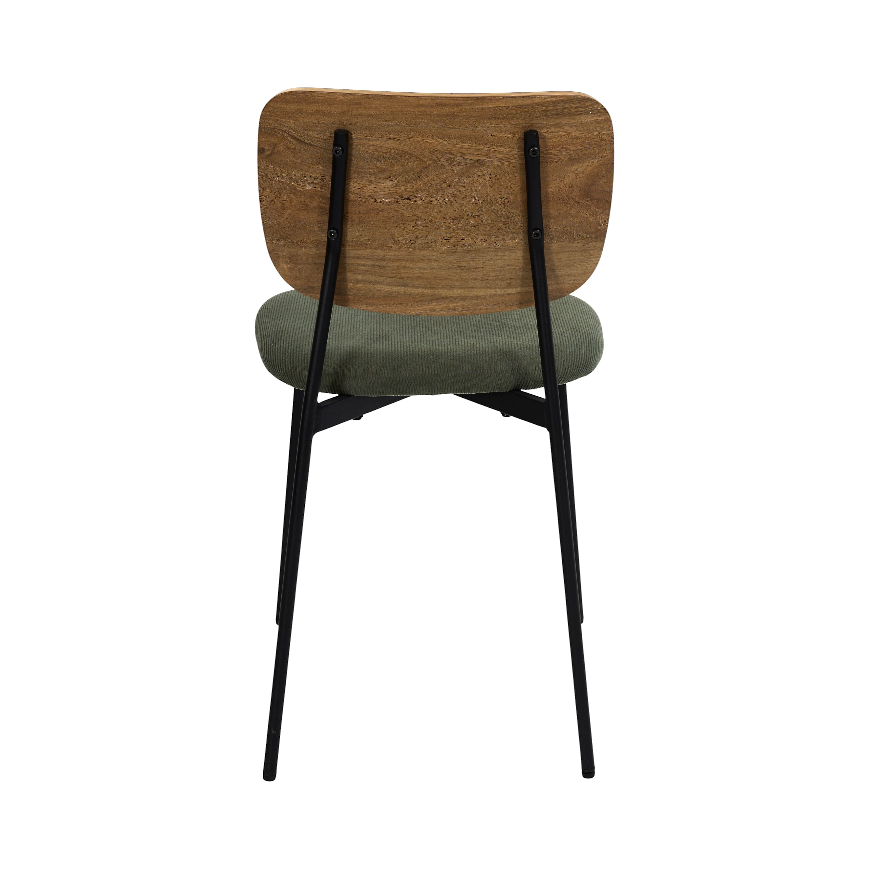 CHAISE COTELE BOIS JULES VERT - LOT DE 4