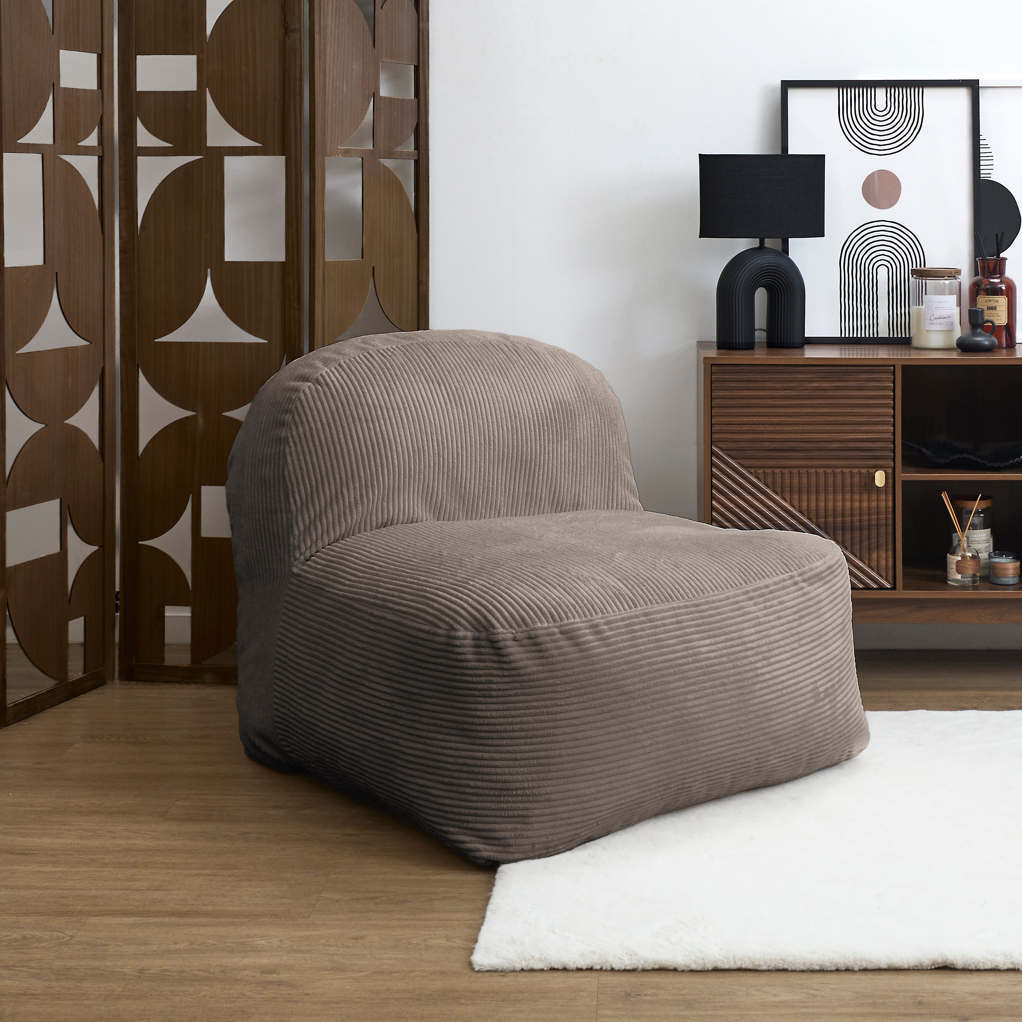 FAUTEUIL COMPRESSE COTELE SCOTT TAUPE