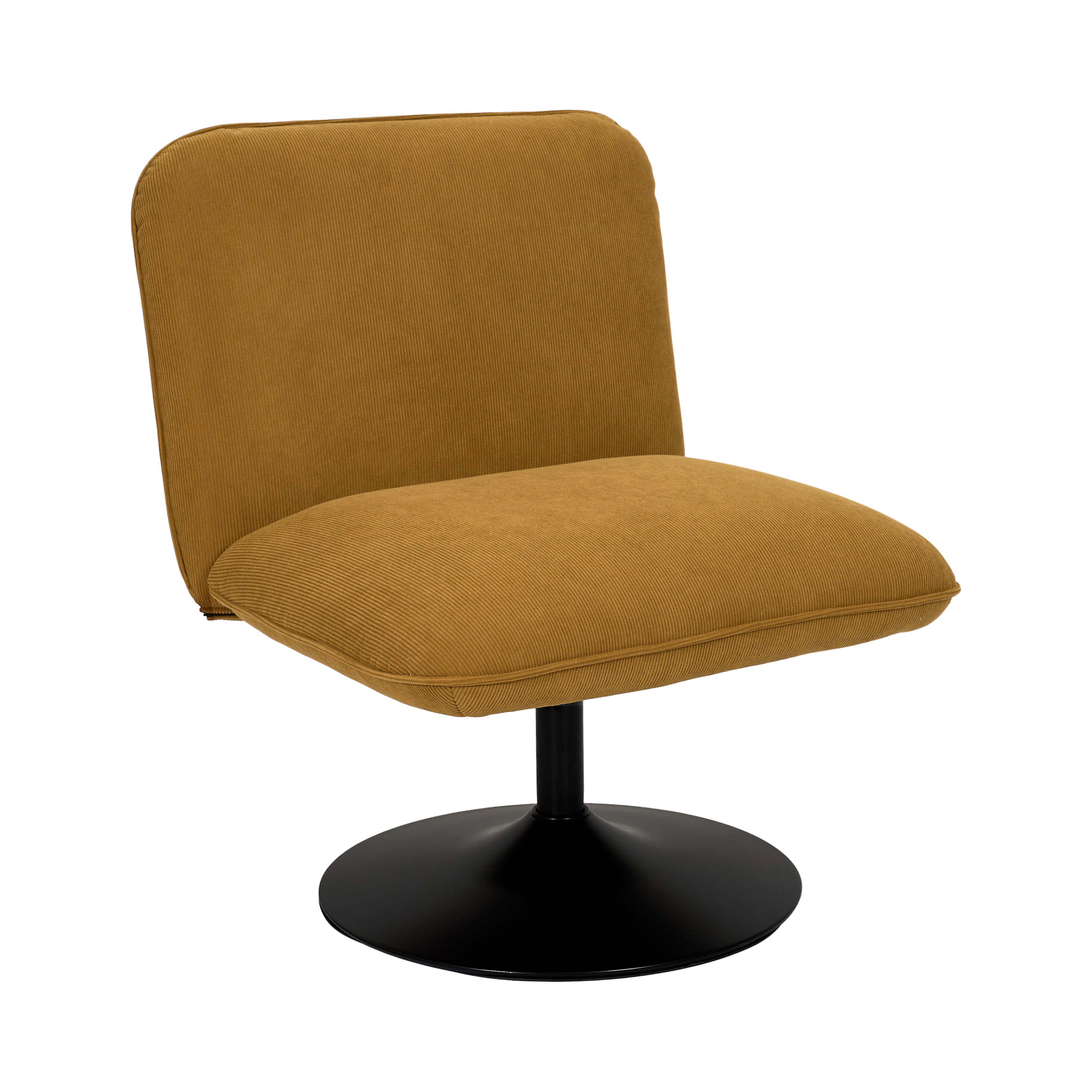 FAUTEUIL SALON PIVOTANT JULES JAUNE