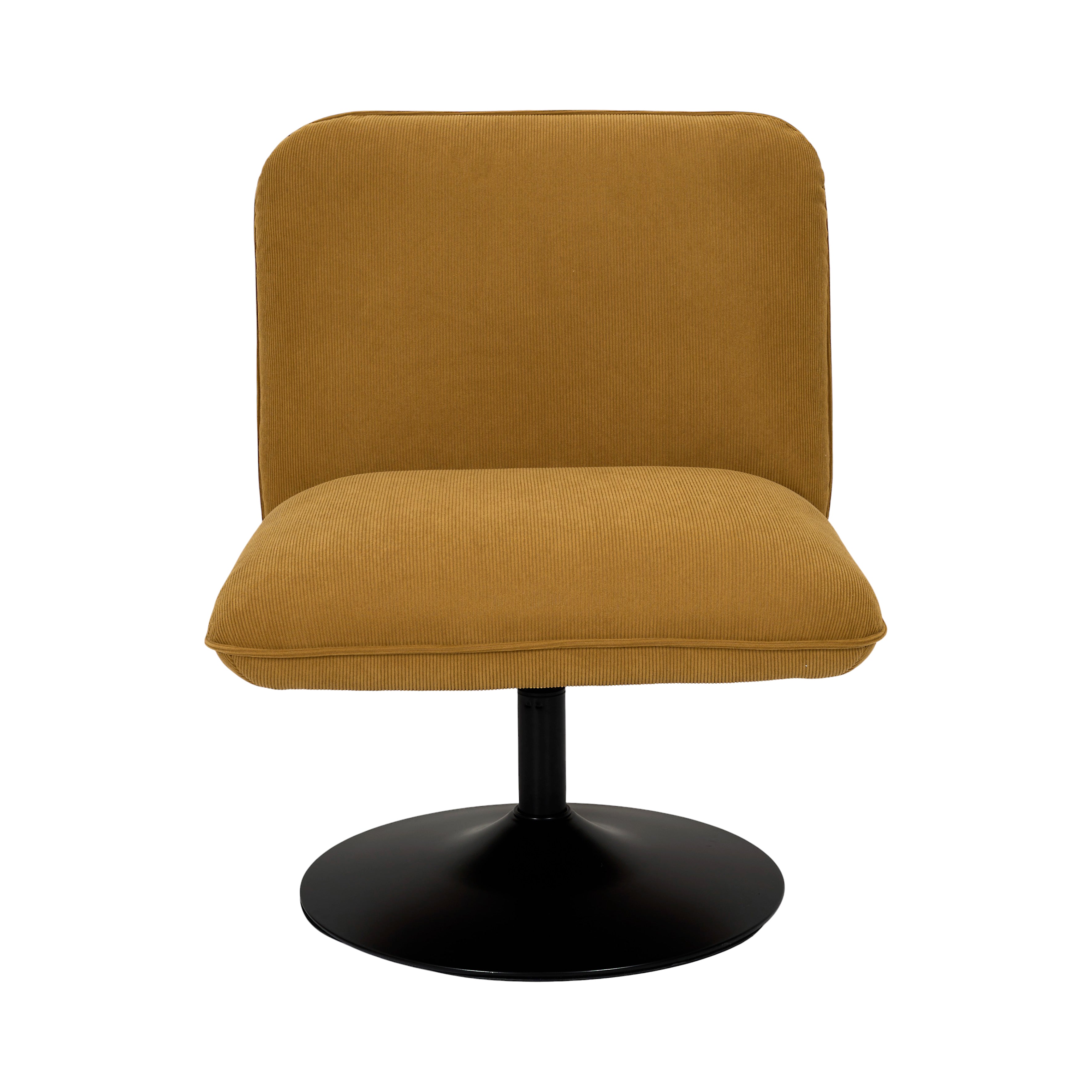 FAUTEUIL SALON PIVOTANT JULES JAUNE