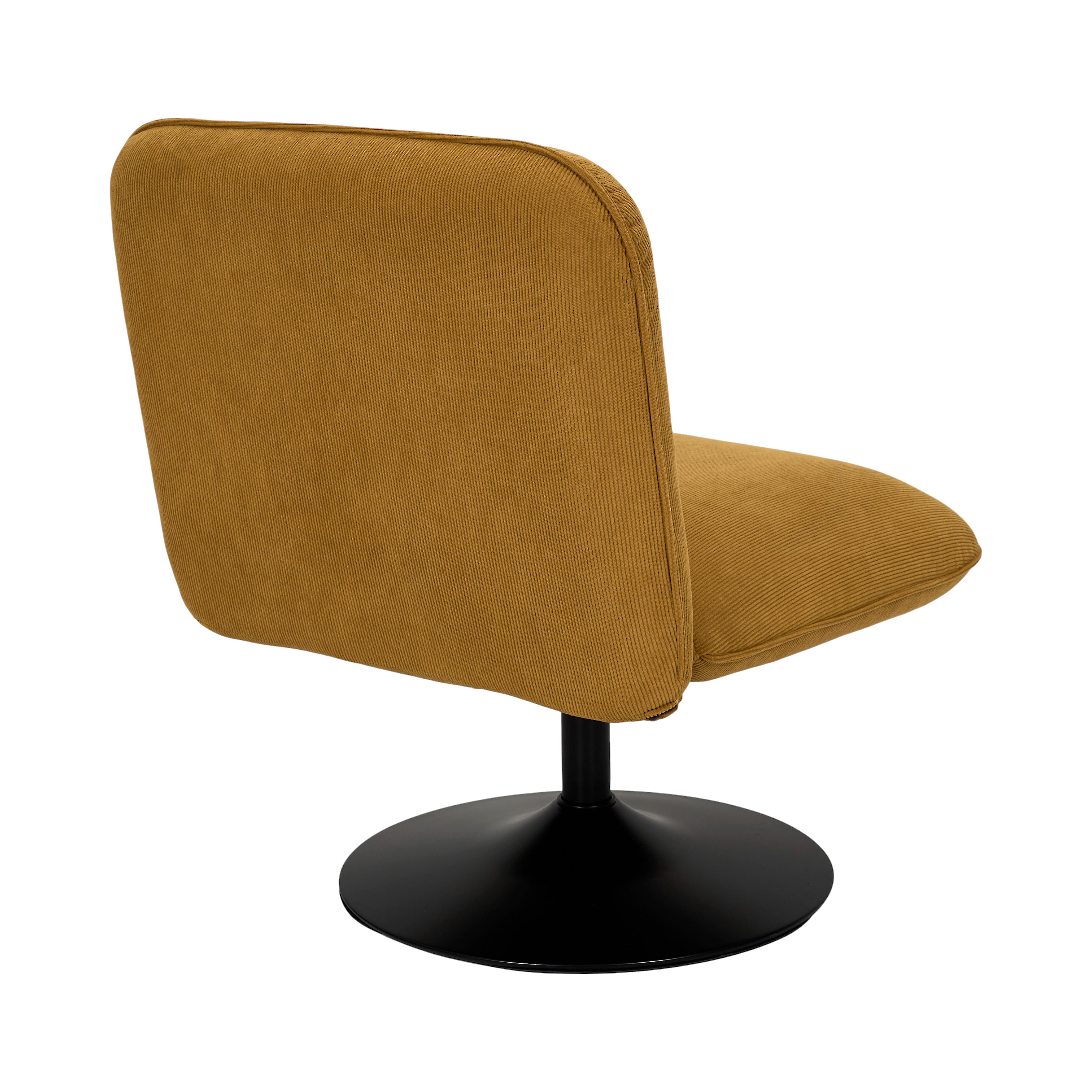 FAUTEUIL SALON PIVOTANT JULES JAUNE