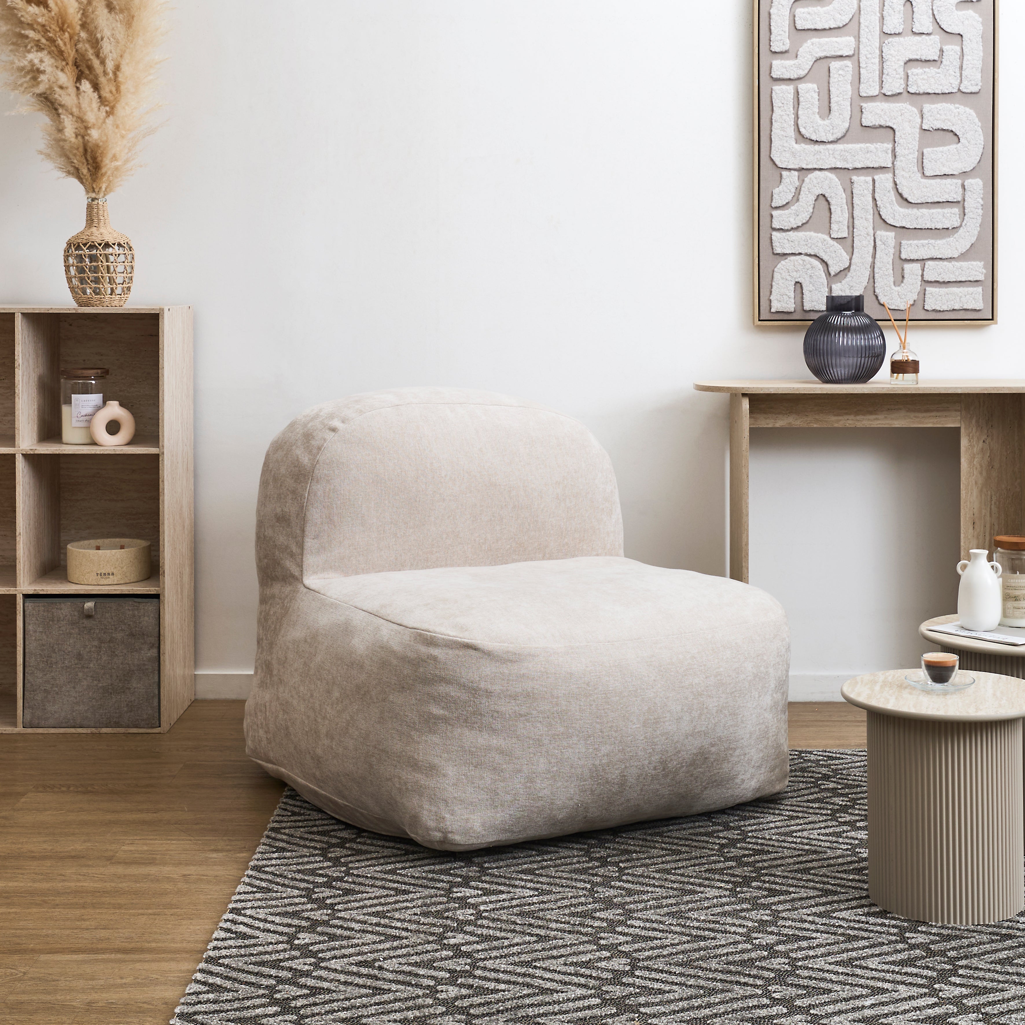 FAUTEUIL COMPRESSE EMILIA BEIGE