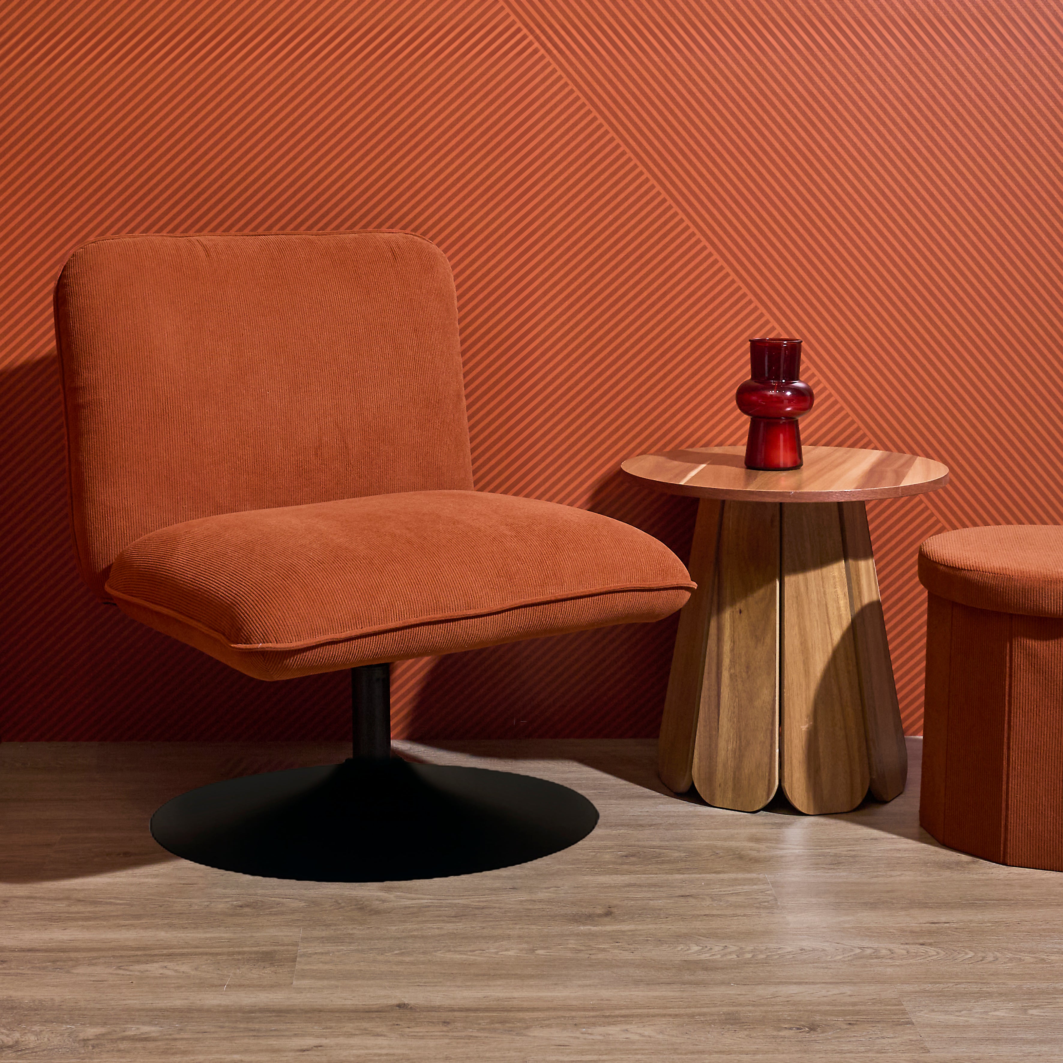 FAUTEUIL SALON PIVOTANT JULES TERRA