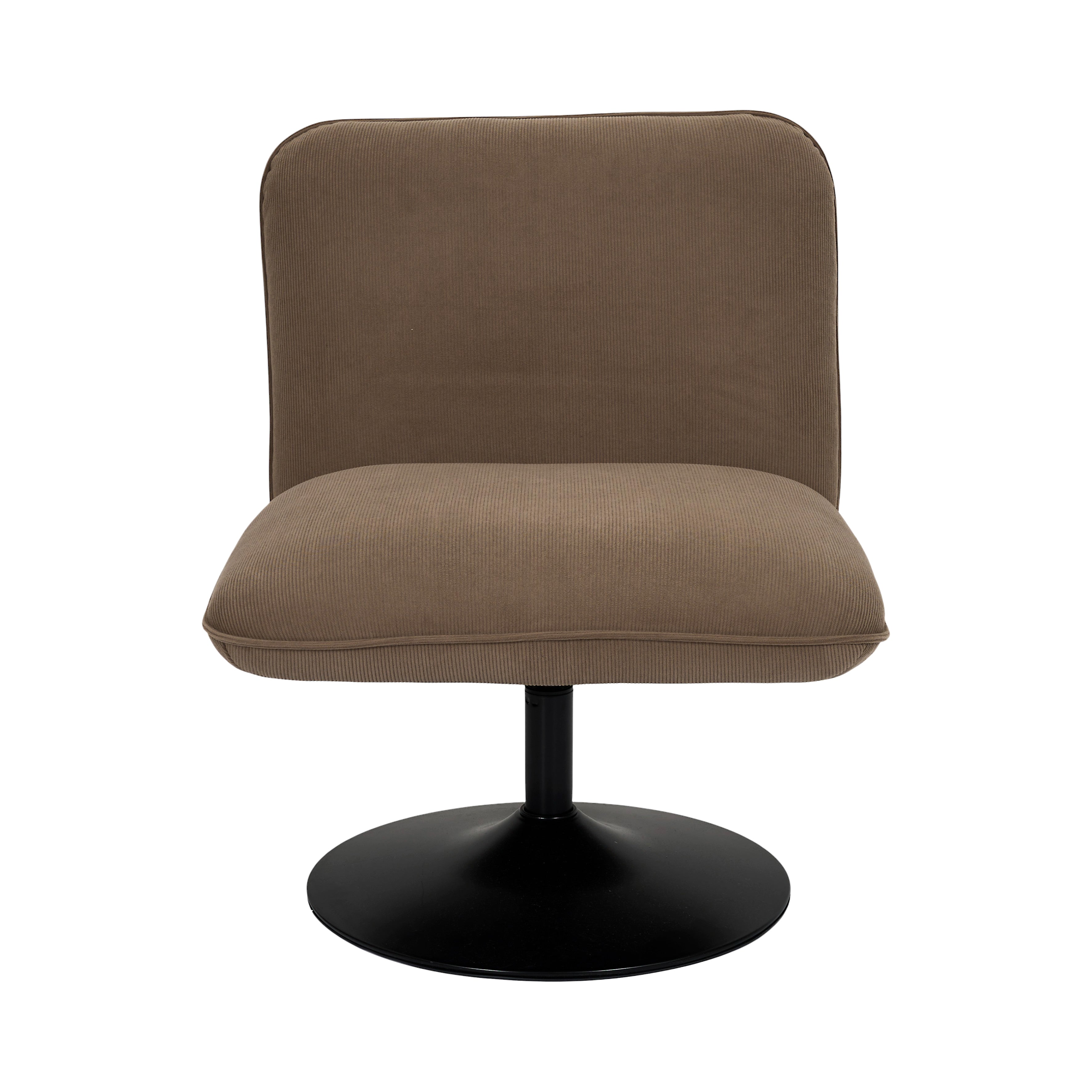 FAUTEUIL SALON PIVOTANT JULES TAUPE