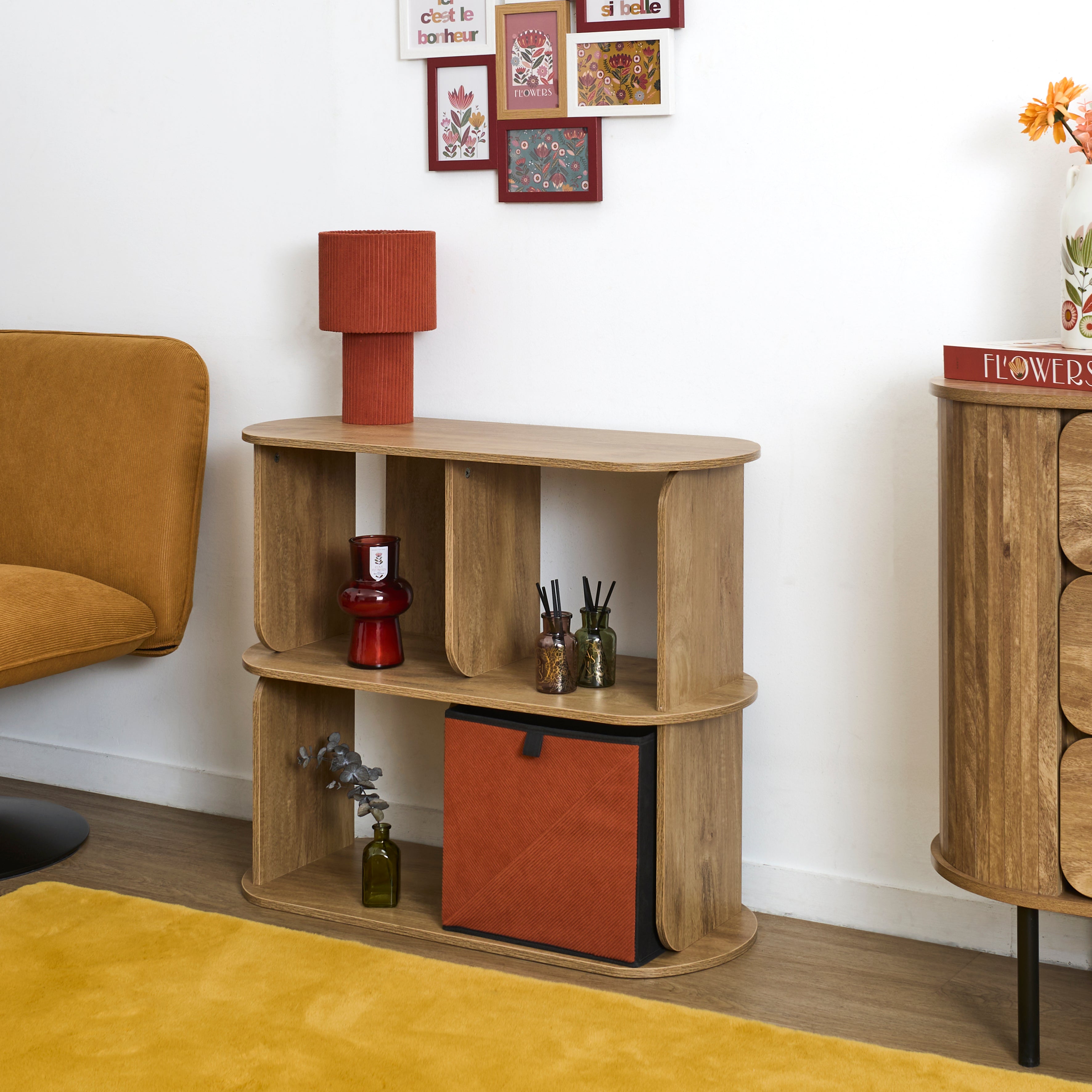 RANGEMENT MODULABLE 4 CASES HERITAGE