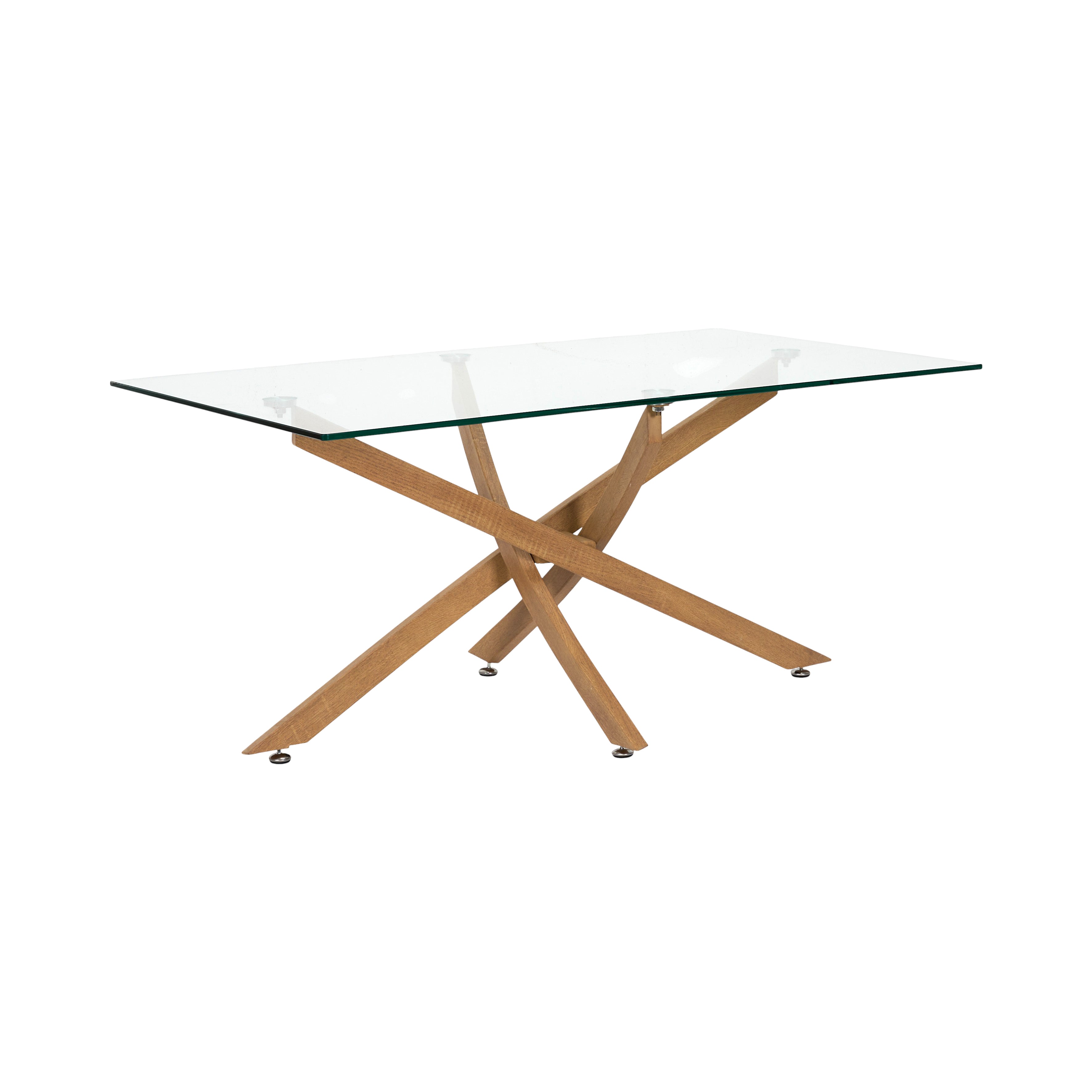TABLE BASSE EN VERRE HERITAGE 100X60CM