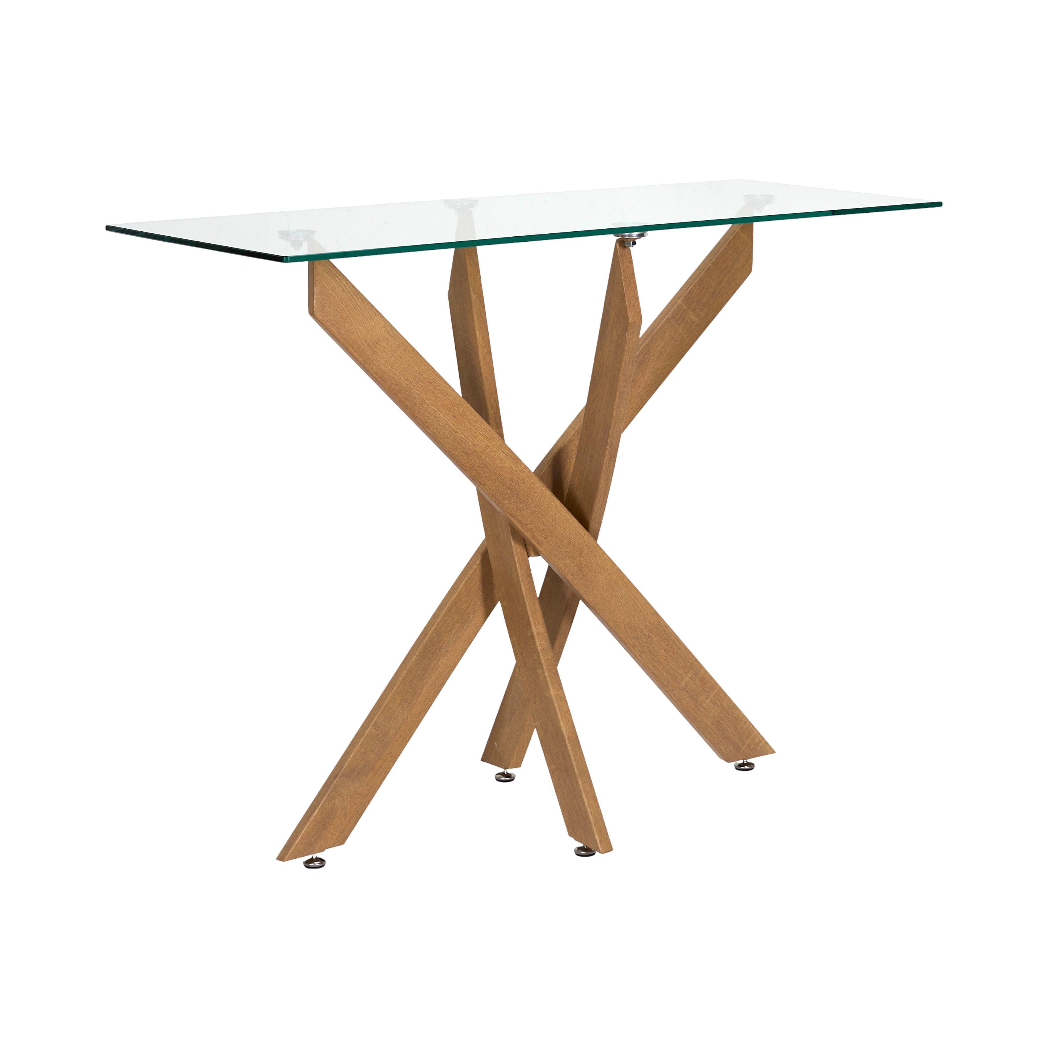 CONSOLE EN VERRE HERITAGE 100X40CM