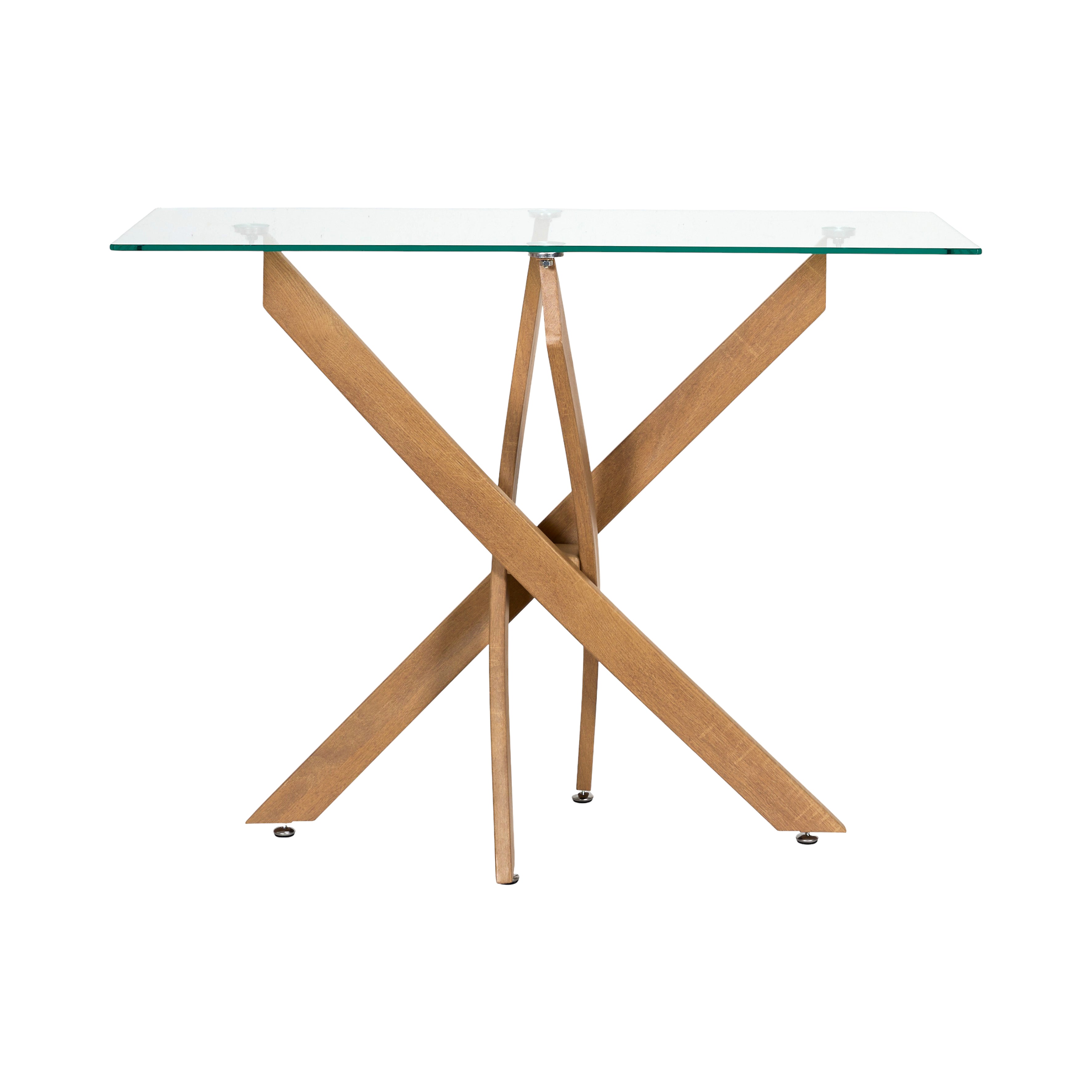 CONSOLE EN VERRE HERITAGE 100X40CM