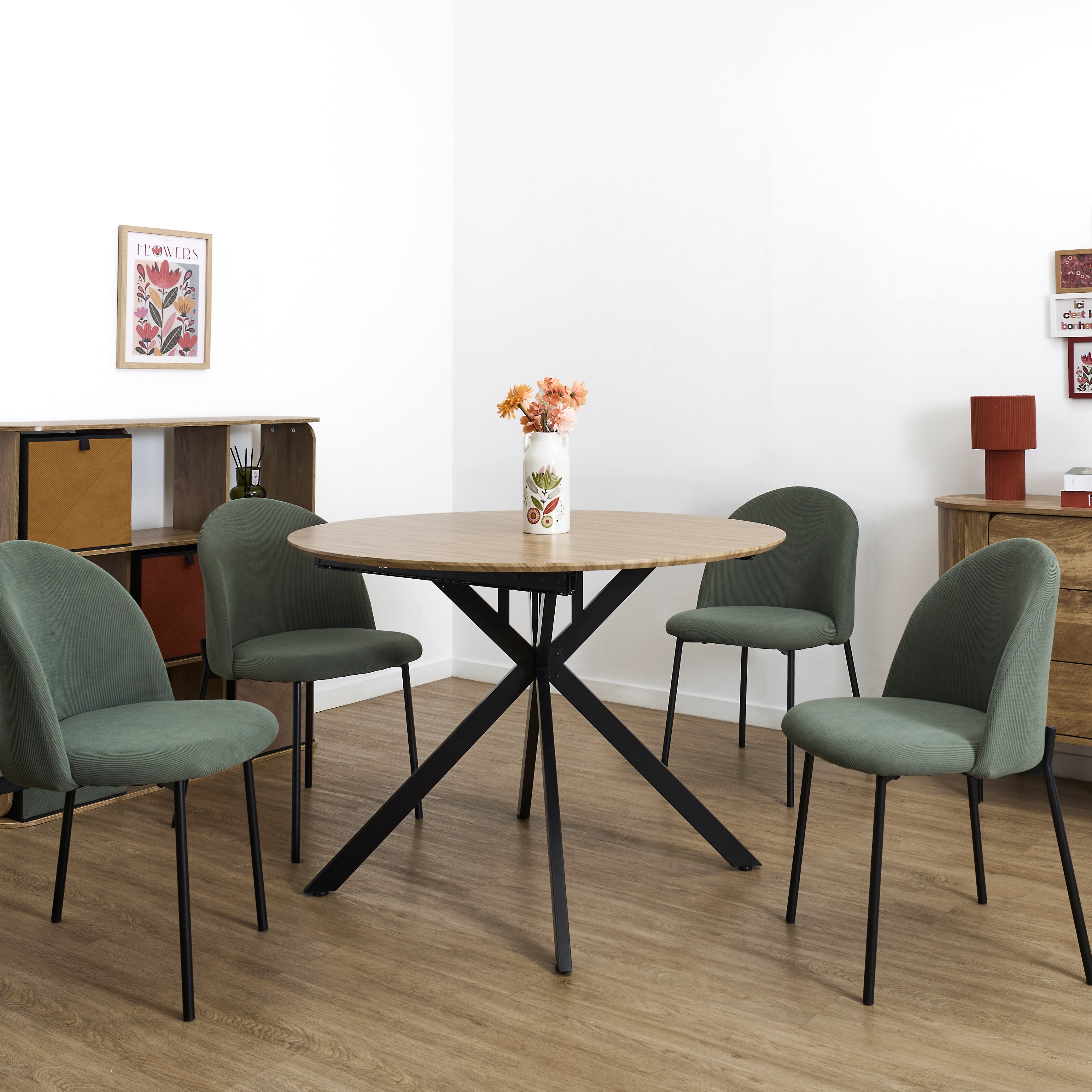 TABLE EXTENSIBLE 110 200CM HERITAGE