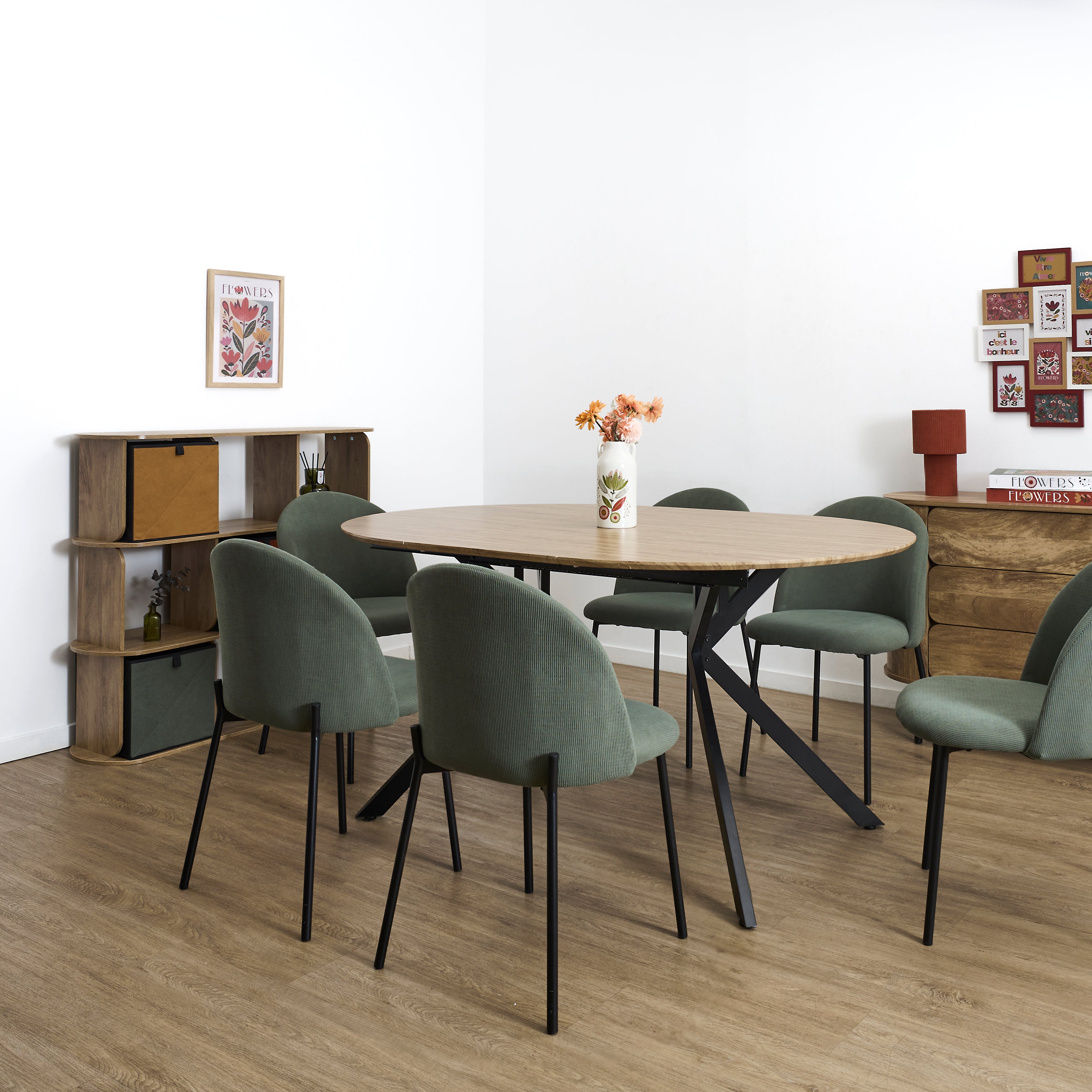 TABLE EXTENSIBLE 110 200CM HERITAGE