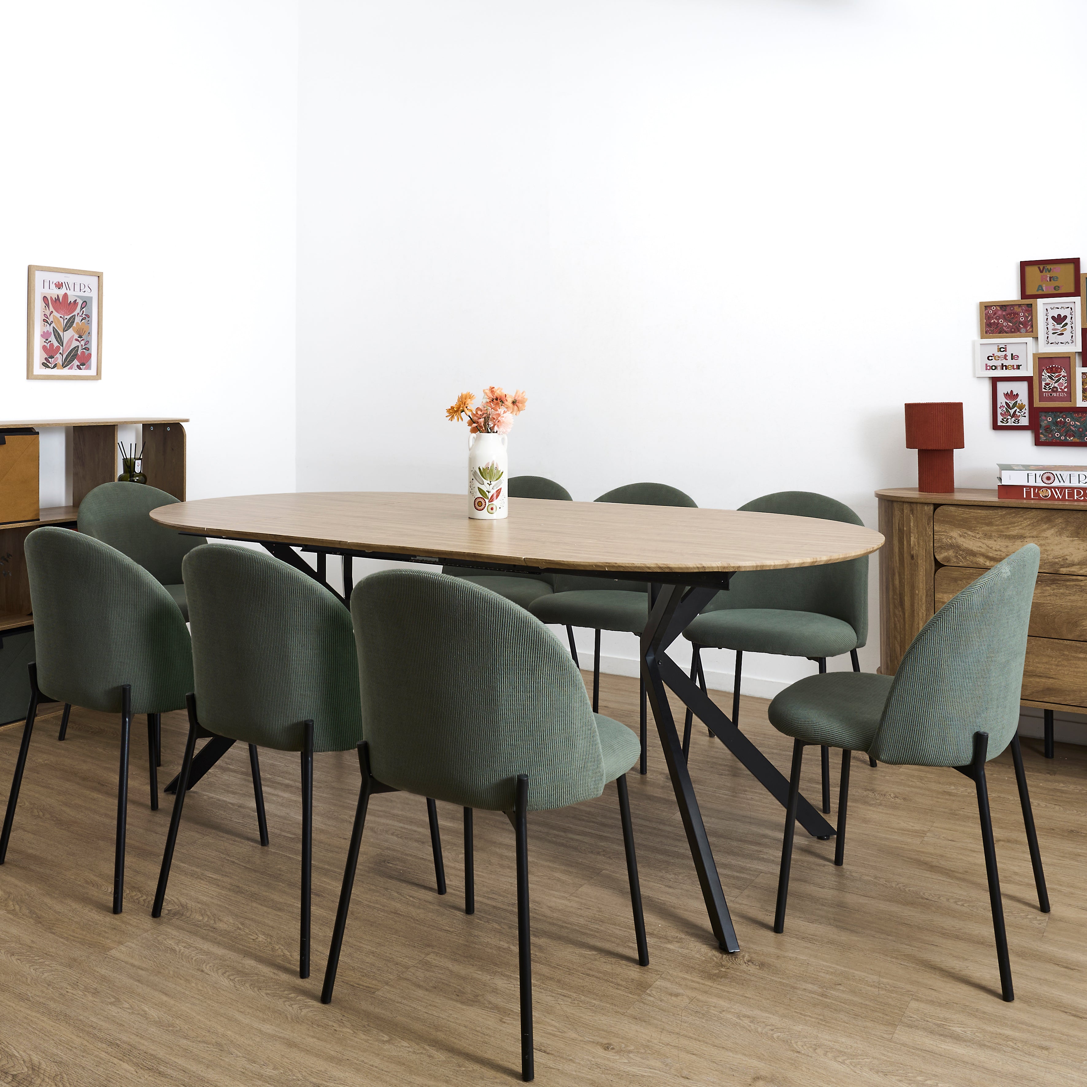 TABLE EXTENSIBLE 110 200CM HERITAGE