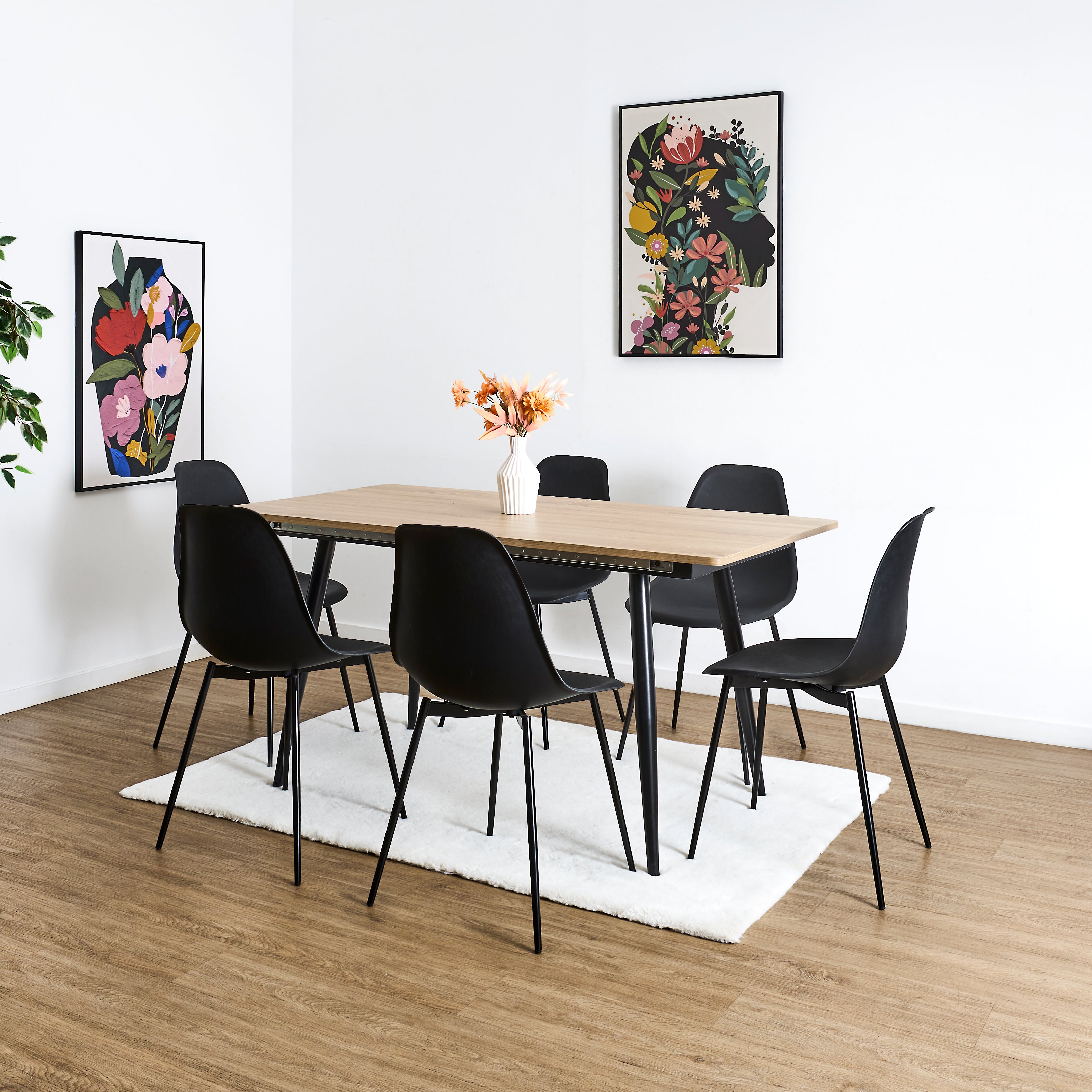 TABLE EXTENSIBLE 150 200CM LOKA