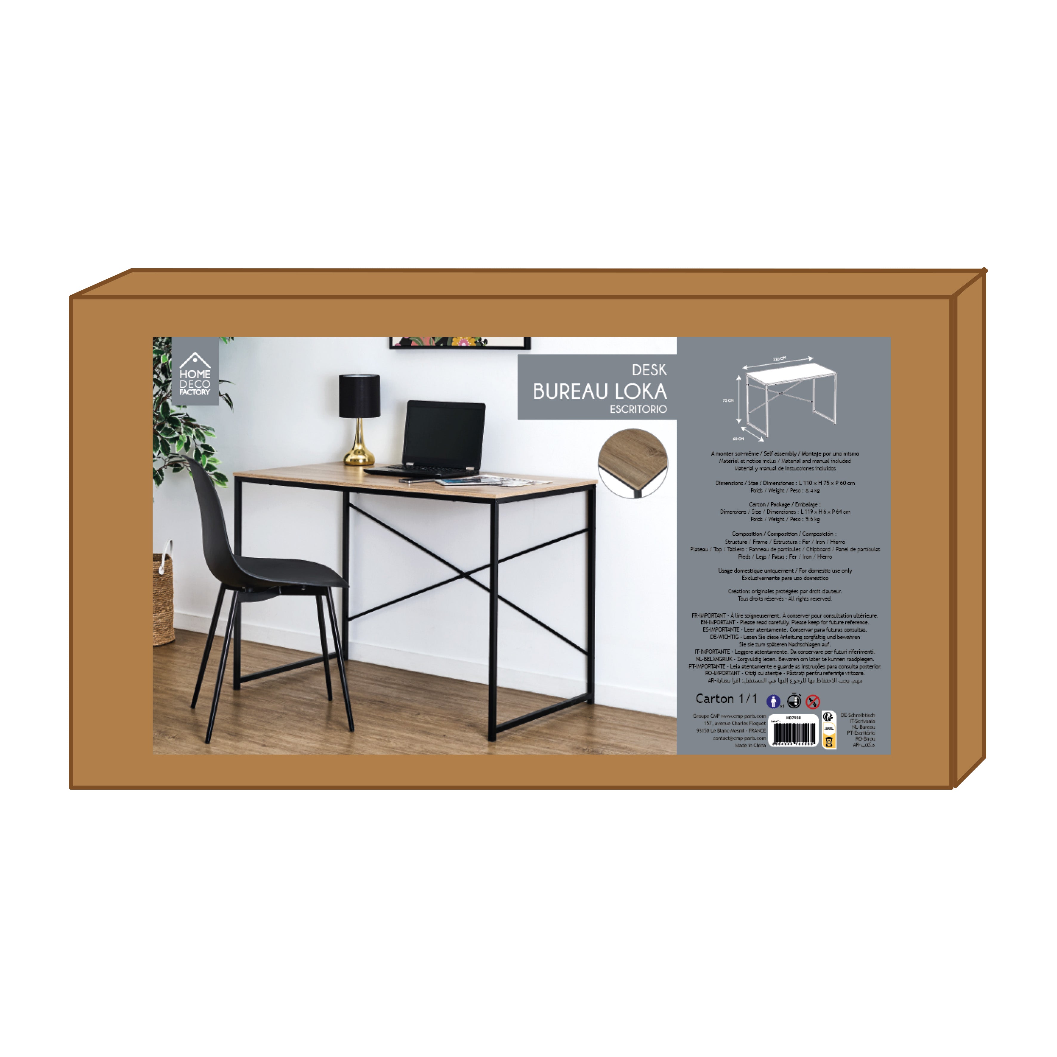 BUREAU LOKA 110X60CM