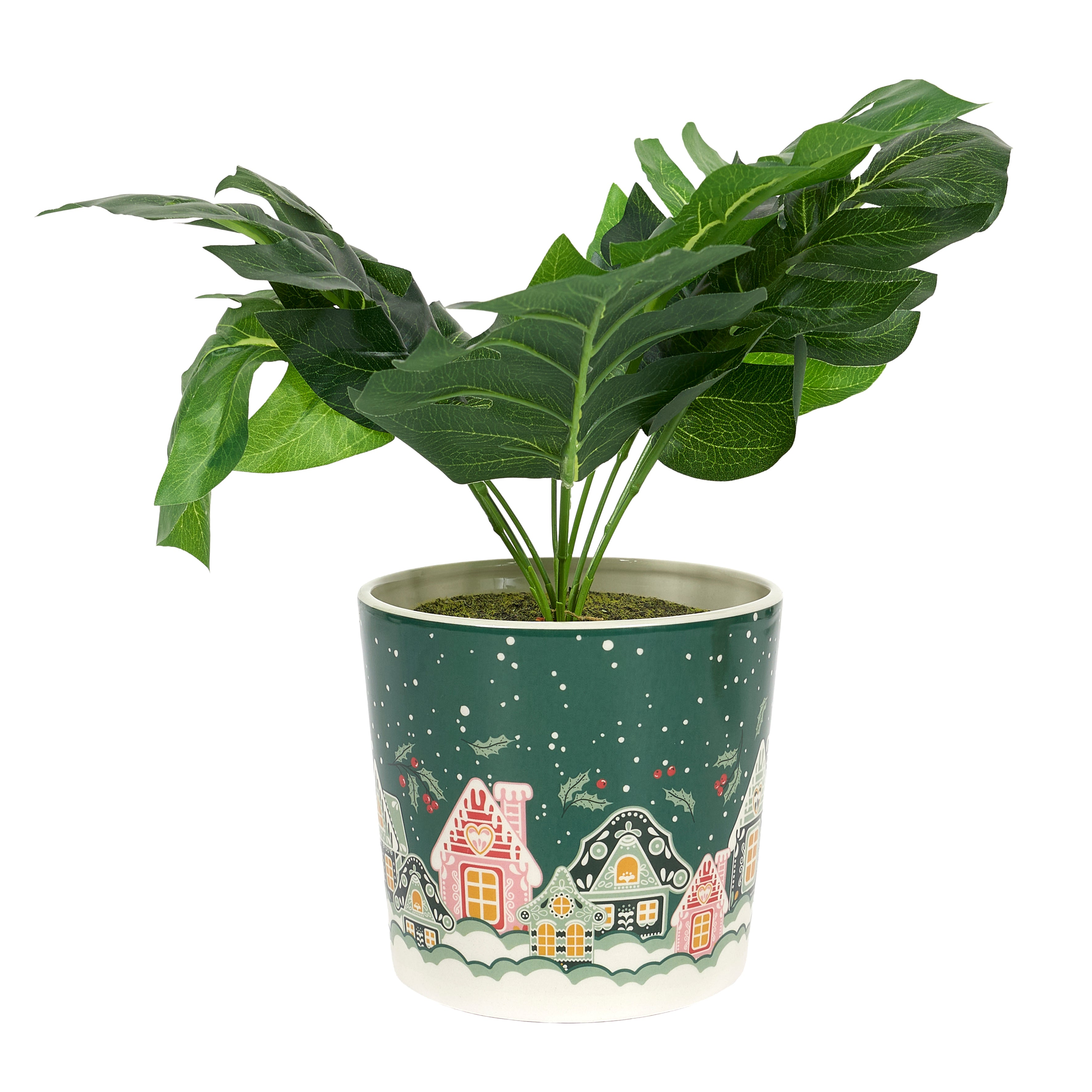 CACHE POT DIA 13CM NOEL