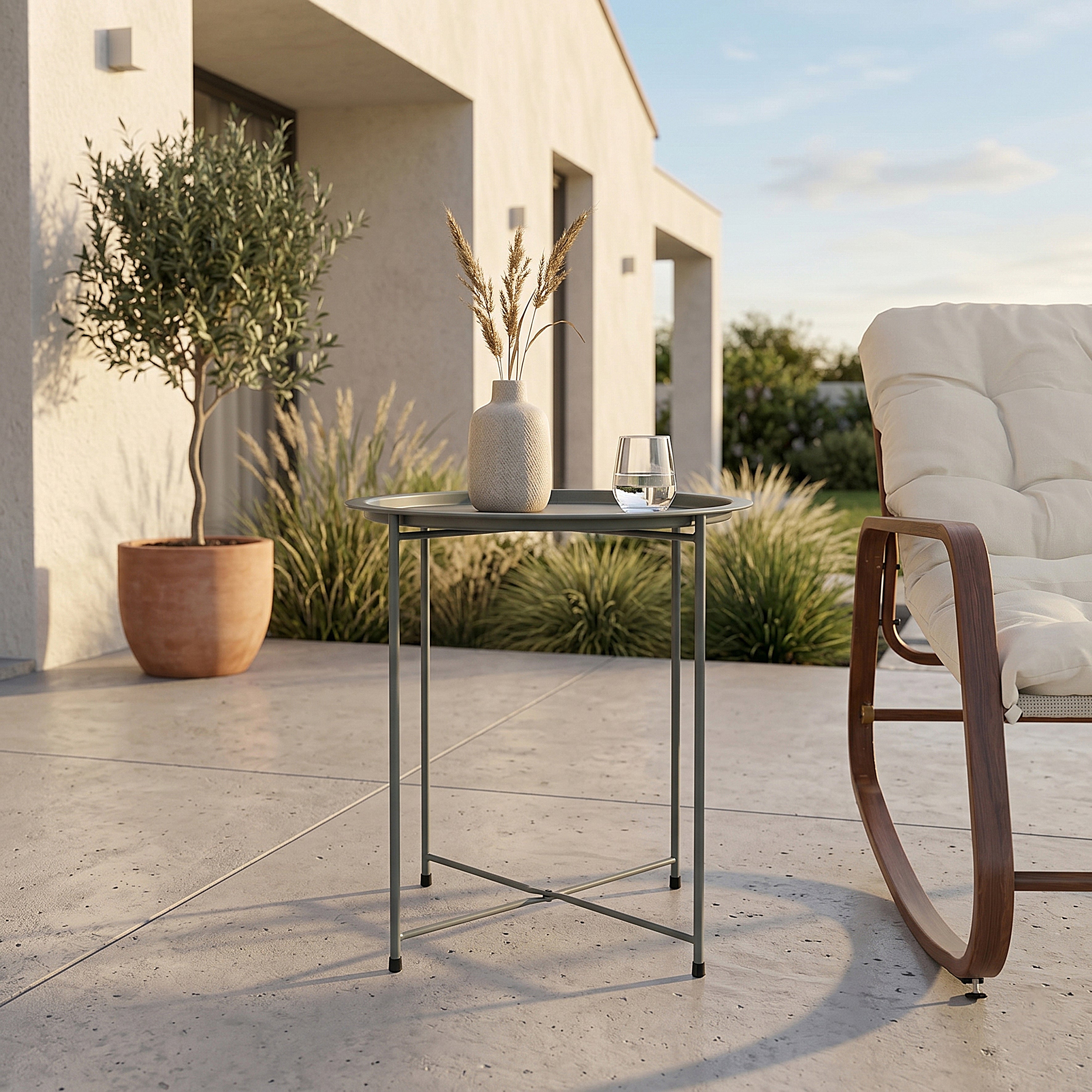 TABLE SIENNA VERT OLIVE