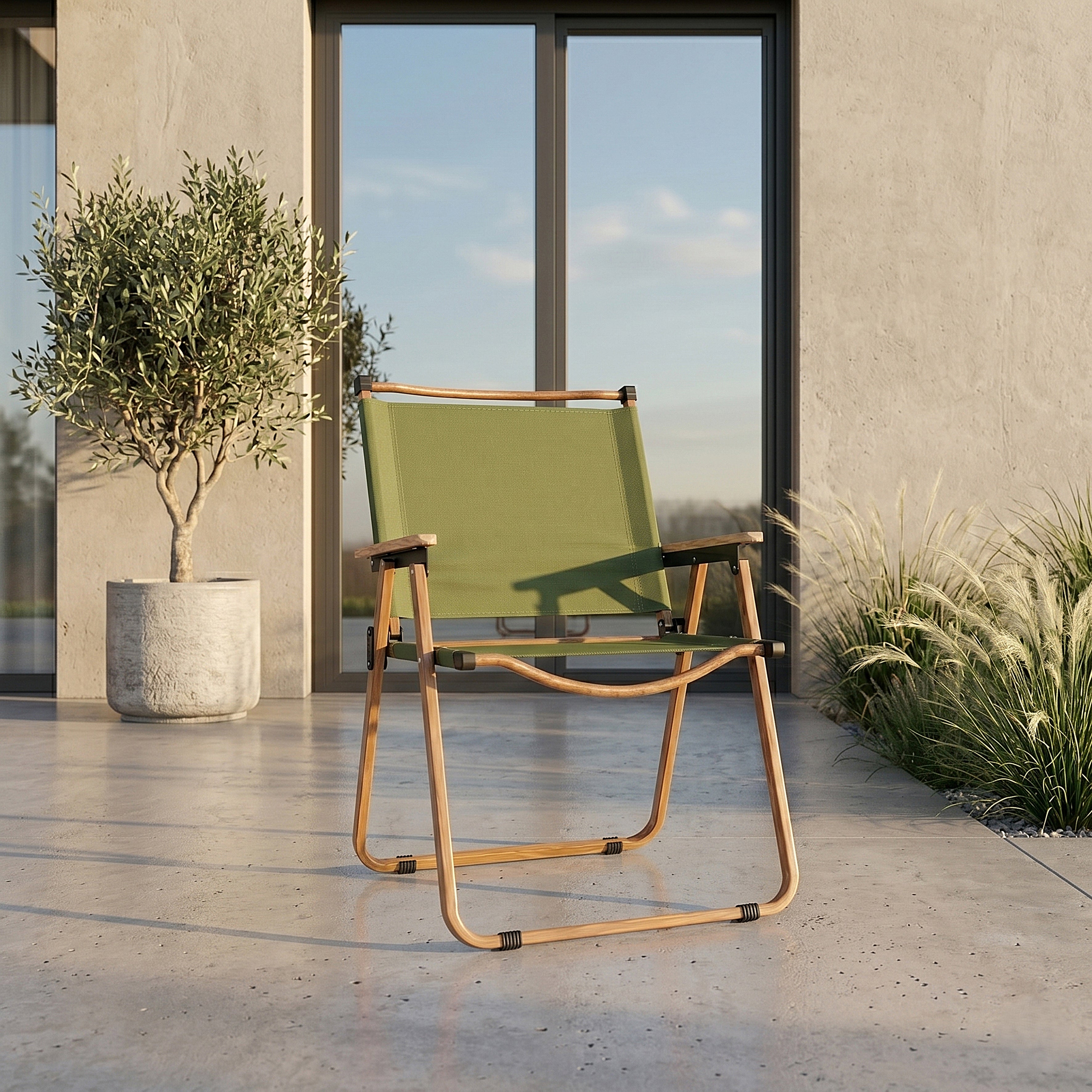 CHAISE CAMPING MARIPOSA VERT