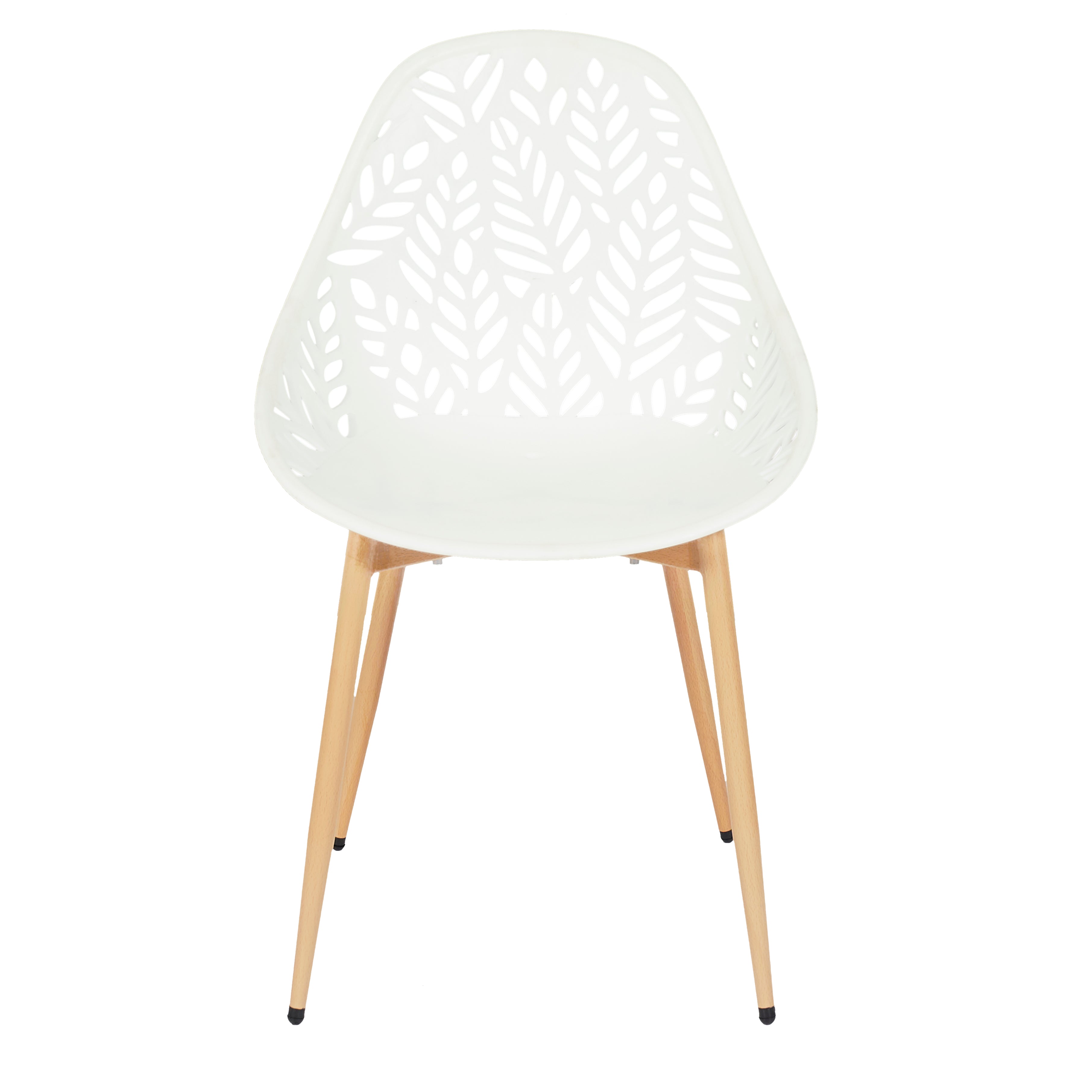 CHAISE LUCENA BLANC - LOT DE 4