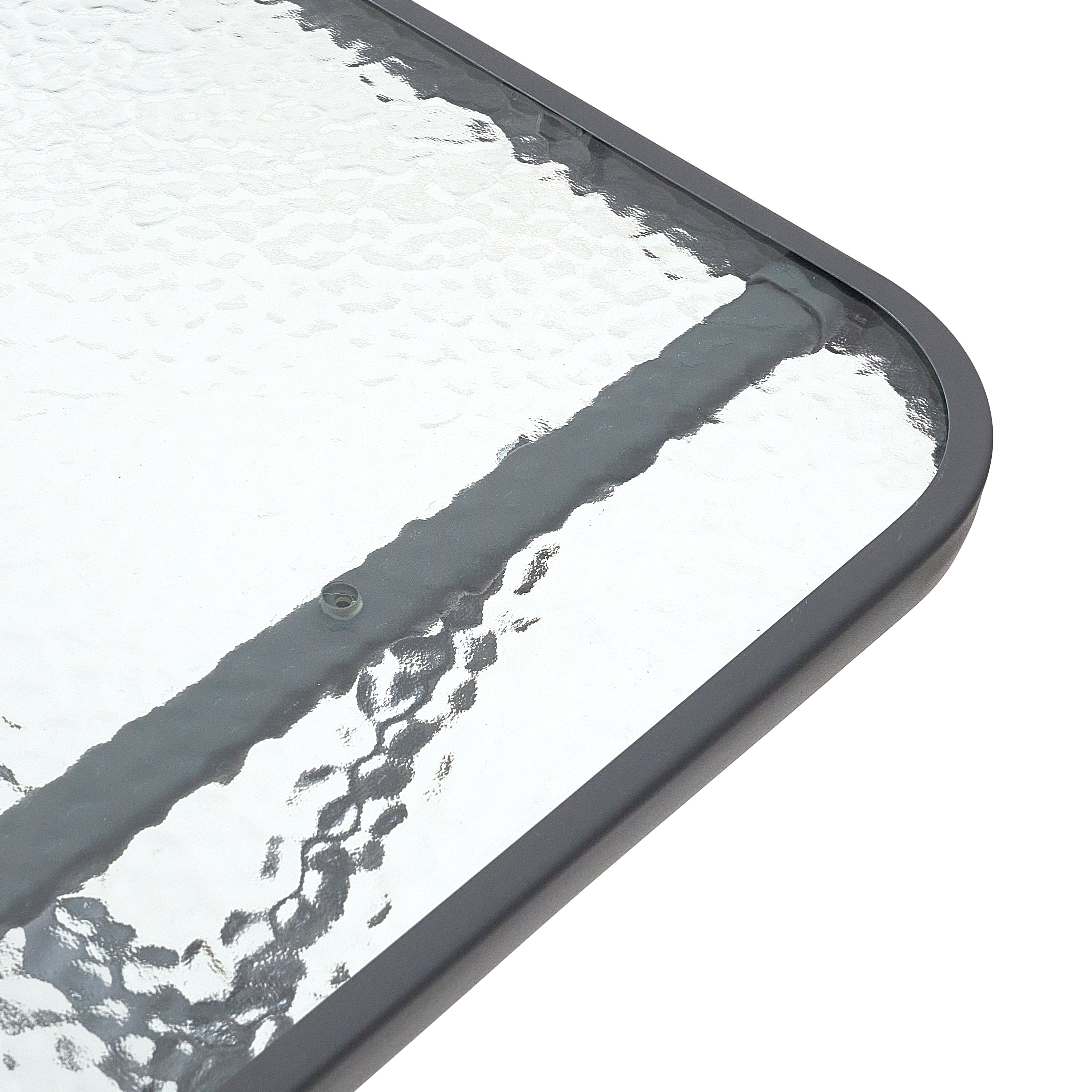 TABLE VERRE TREMPE FORMENTERA GRIS 110X70