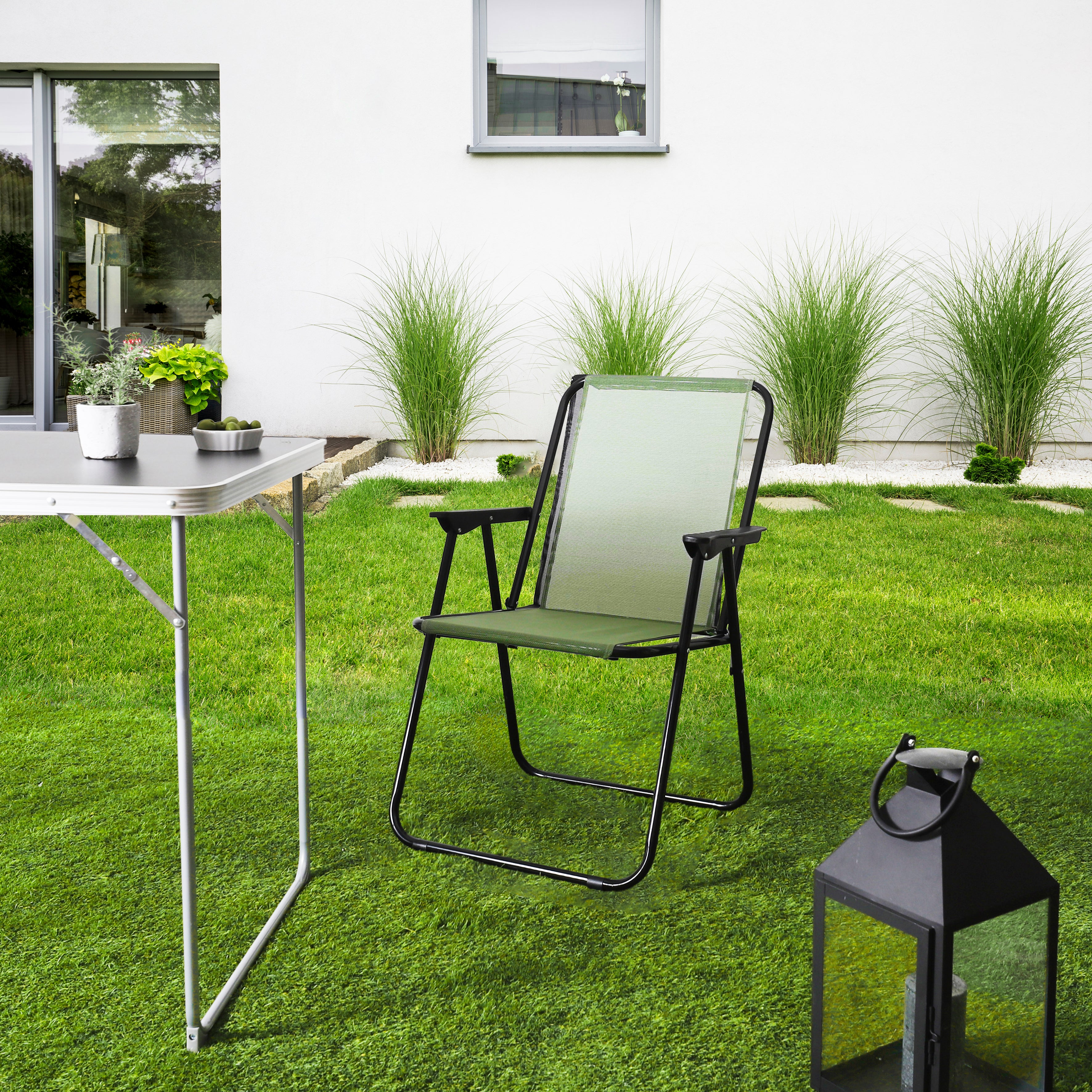 CHAISE PLIANTE KAKI GM